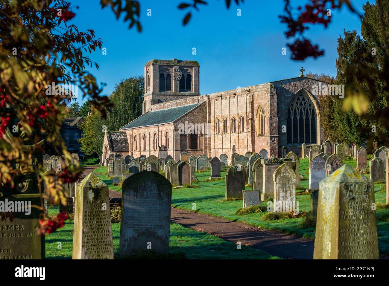 St Cuthberts Church, Norham Stockfoto