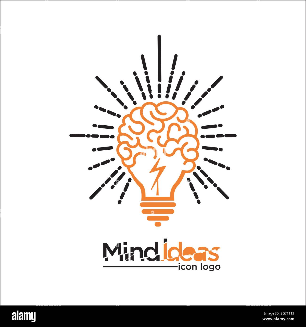 Mind Ideas / Logo Design Inspiration Stock Vektor