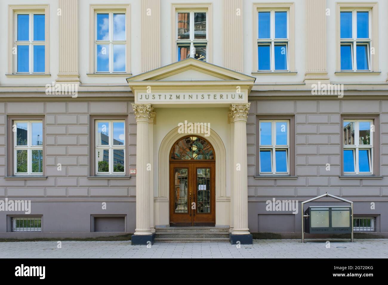 Justizministerium, Düsseldorf, Nordrhein-Westfalen, Deutschland, Europa Stockfoto