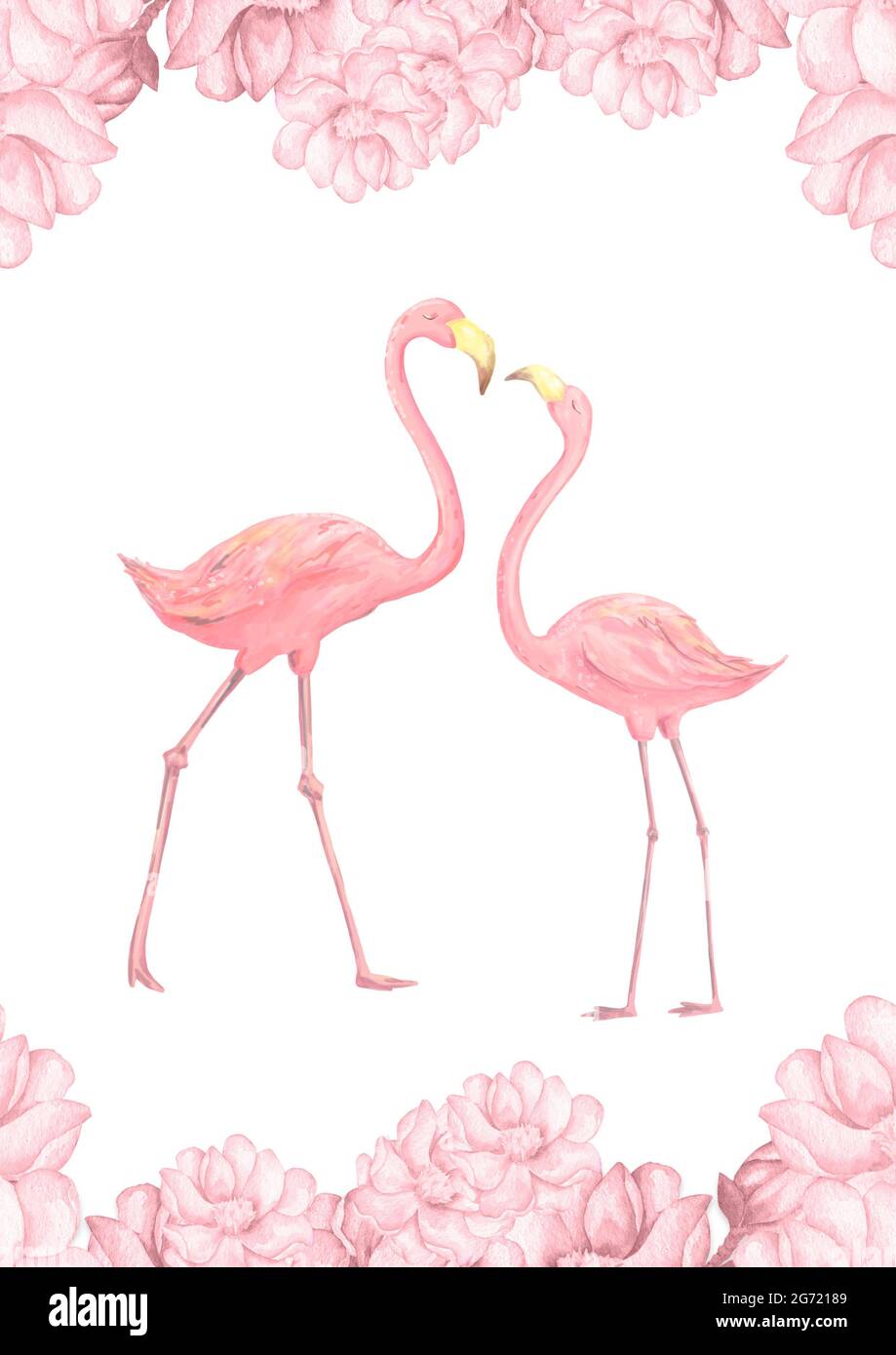 Ich Liebe Das Flamingo Das Symbol Des Herzens Von Flamingos Und Den Brief Den Ich Auf Einem Dunklen Hintergrund Stockfotografie Alamy