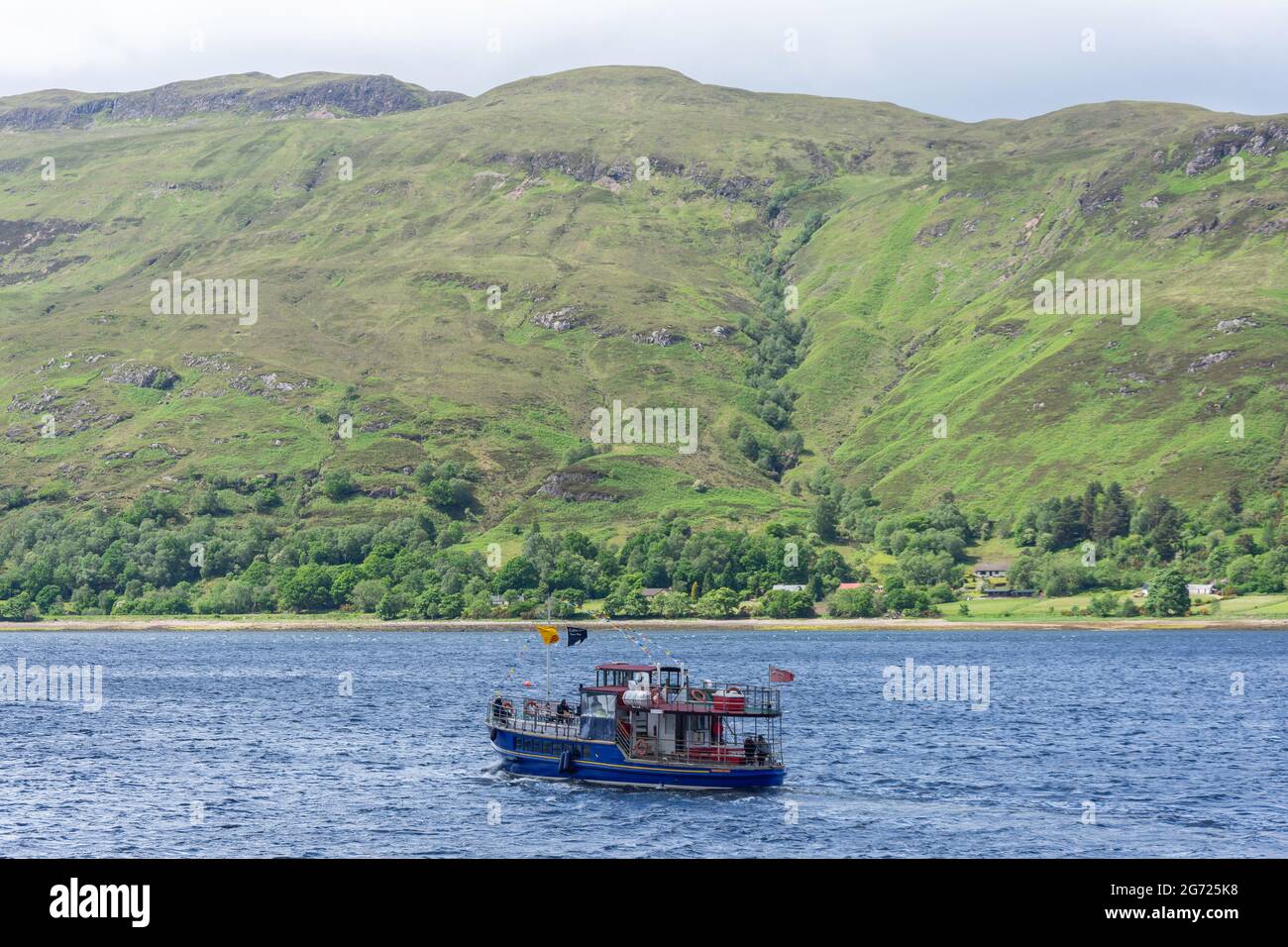 „Souters Lass“-Schiff auf Loch Linnhe, Fort William, Highland, Schottland, Großbritannien Stockfoto