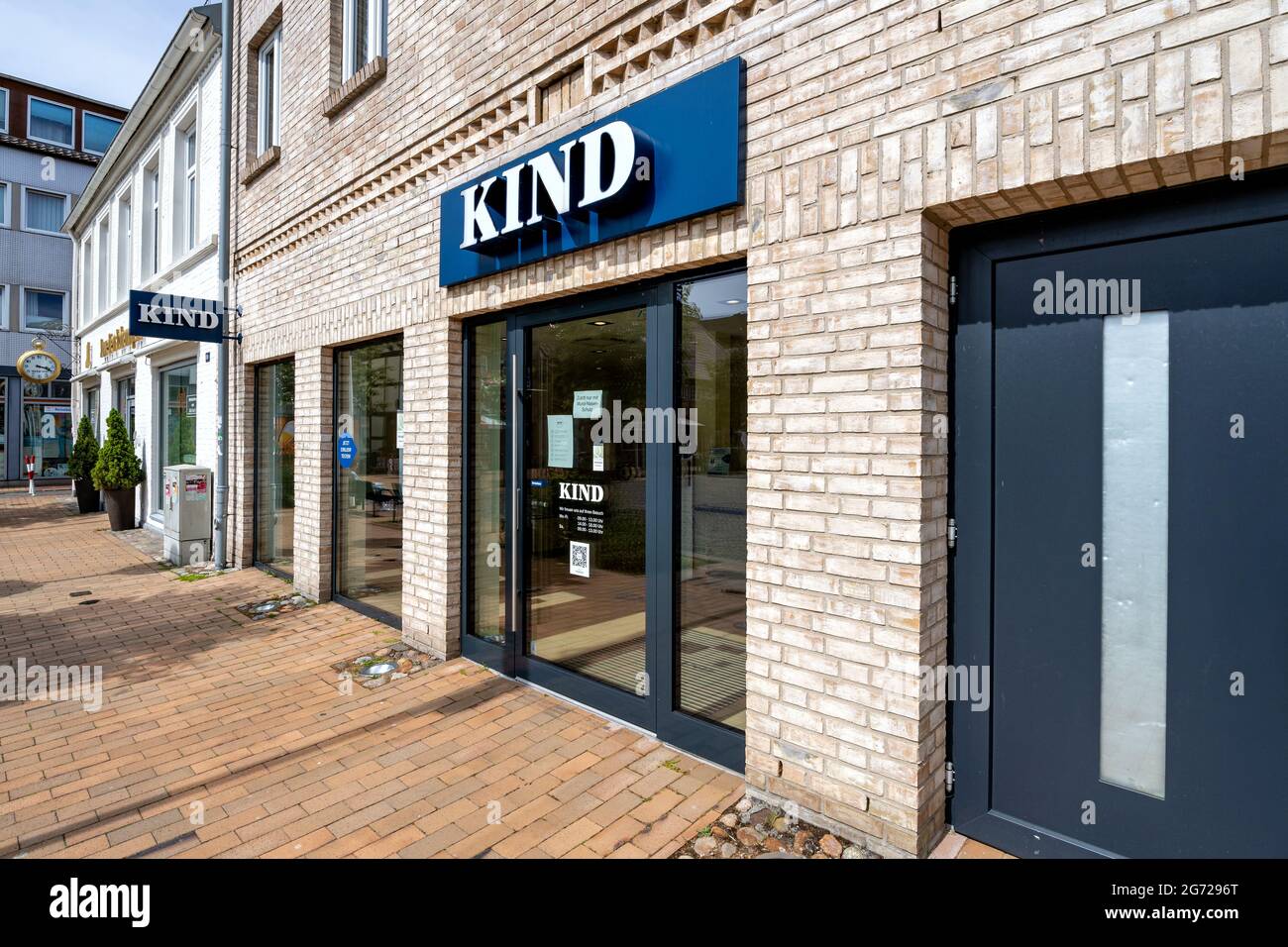 Freundlicher Akustiker in Rendsburg, Deutschland Stockfoto