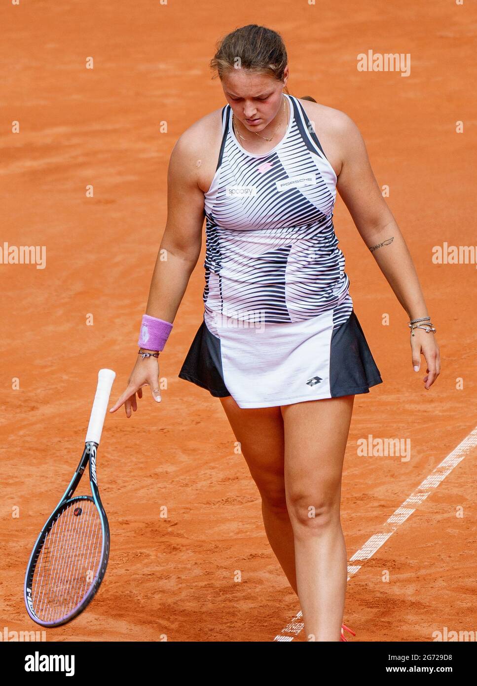 Hamburg, Deutschland. Juli 2021. Tennis WTA Tour, Singles, Frauen, Halbfinale Niemeier (Deutschland) - Petkovic (Deutschland)