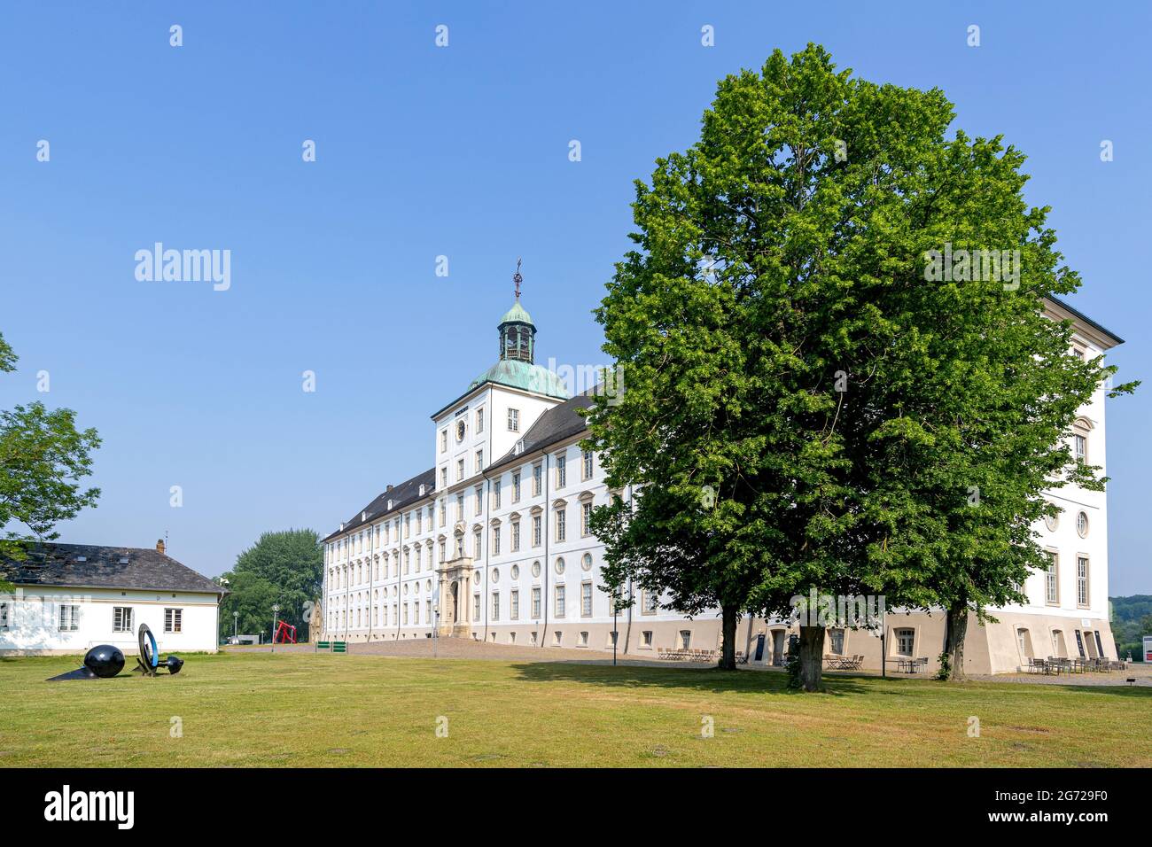 Schloss Gottorf in Schleswig, Deutschland. Es ist eines der wichtigsten säkularen Gebäude in Schleswig-Holstein. Stockfoto