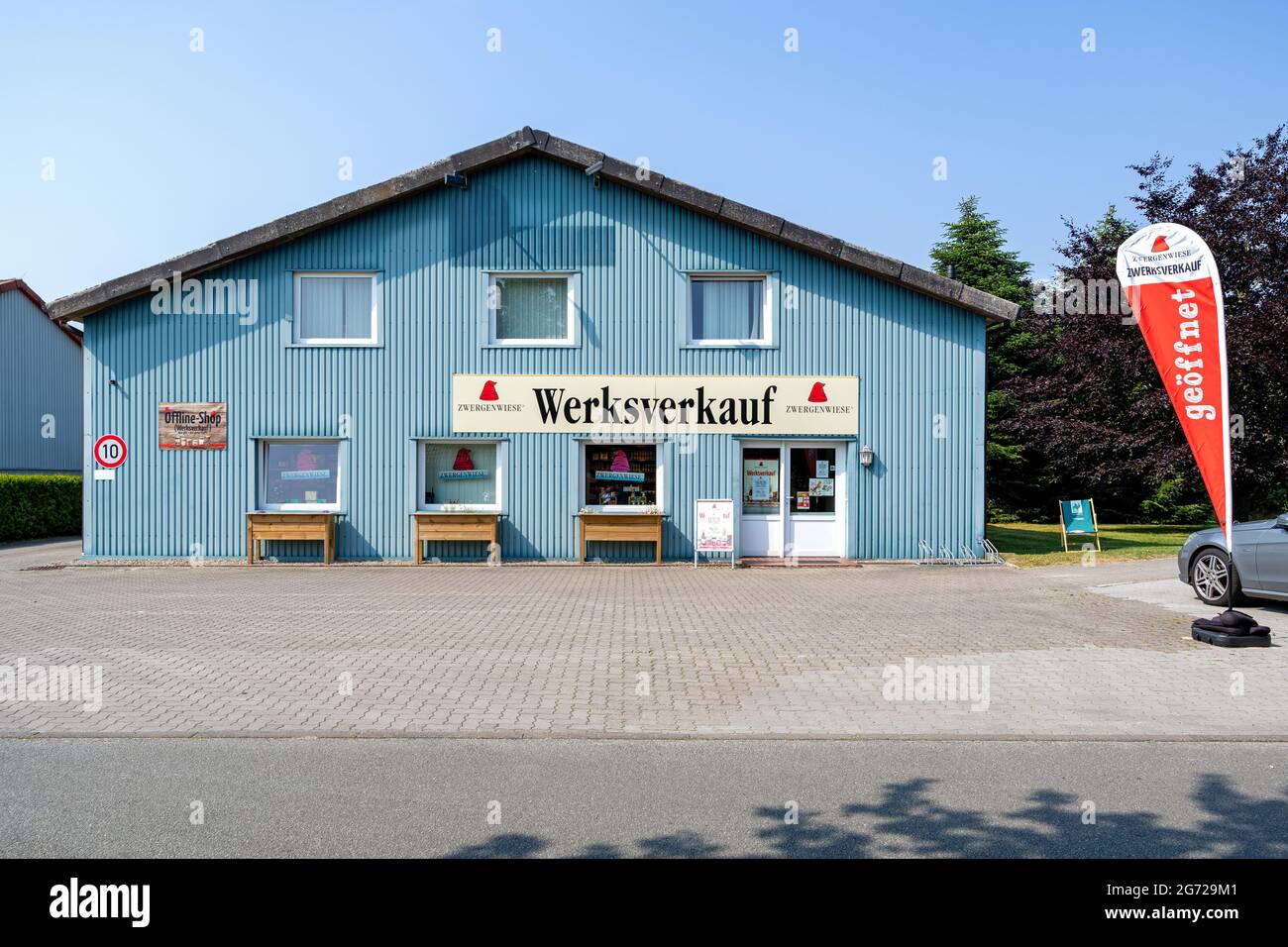 Zwergenwiese Naturkost GmbH Werksverkauf in Silberstedt, Deutschland  Stockfotografie - Alamy