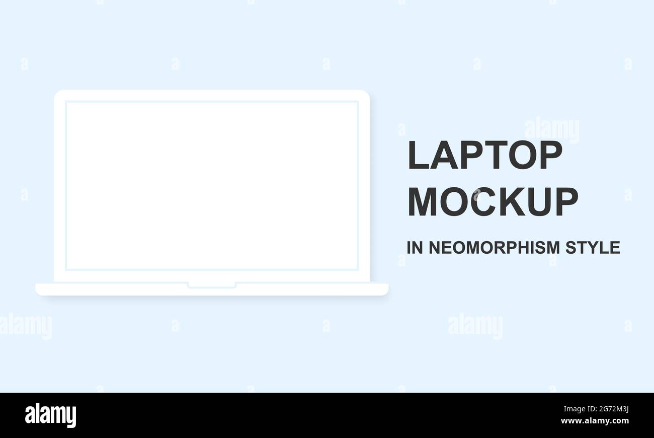 Realistische Handy Neomorphismus Vorlage Mockup Vektor. 3D Stock Vektor