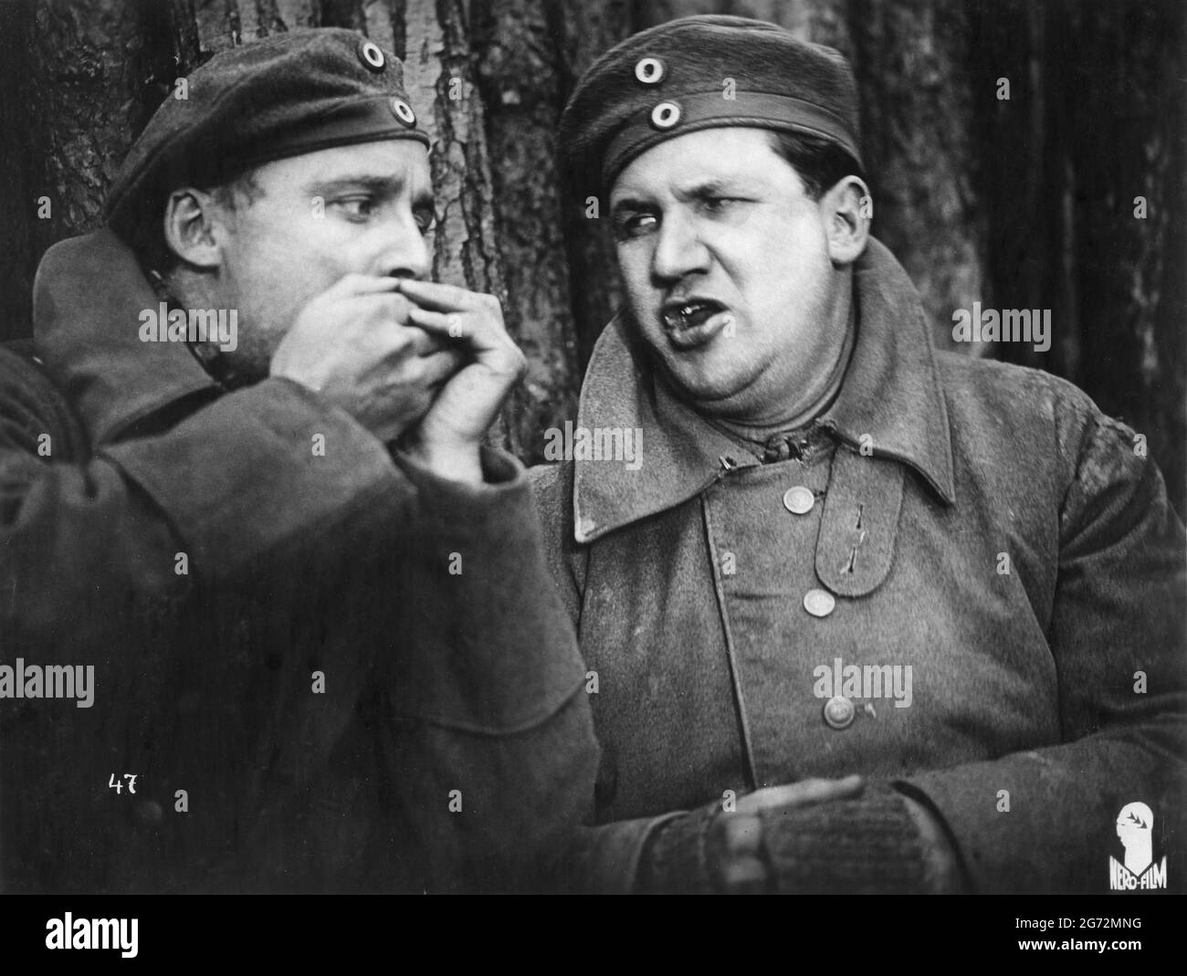 GUSTAV DIESSL in WESTFRONT 1918 : VIER VON DER INFANTERIE 1930 Regisseur GEORG WILHELM PABST Roman Ernst Johanssen Bavaria Film / Nero-Film AG. Stockfoto