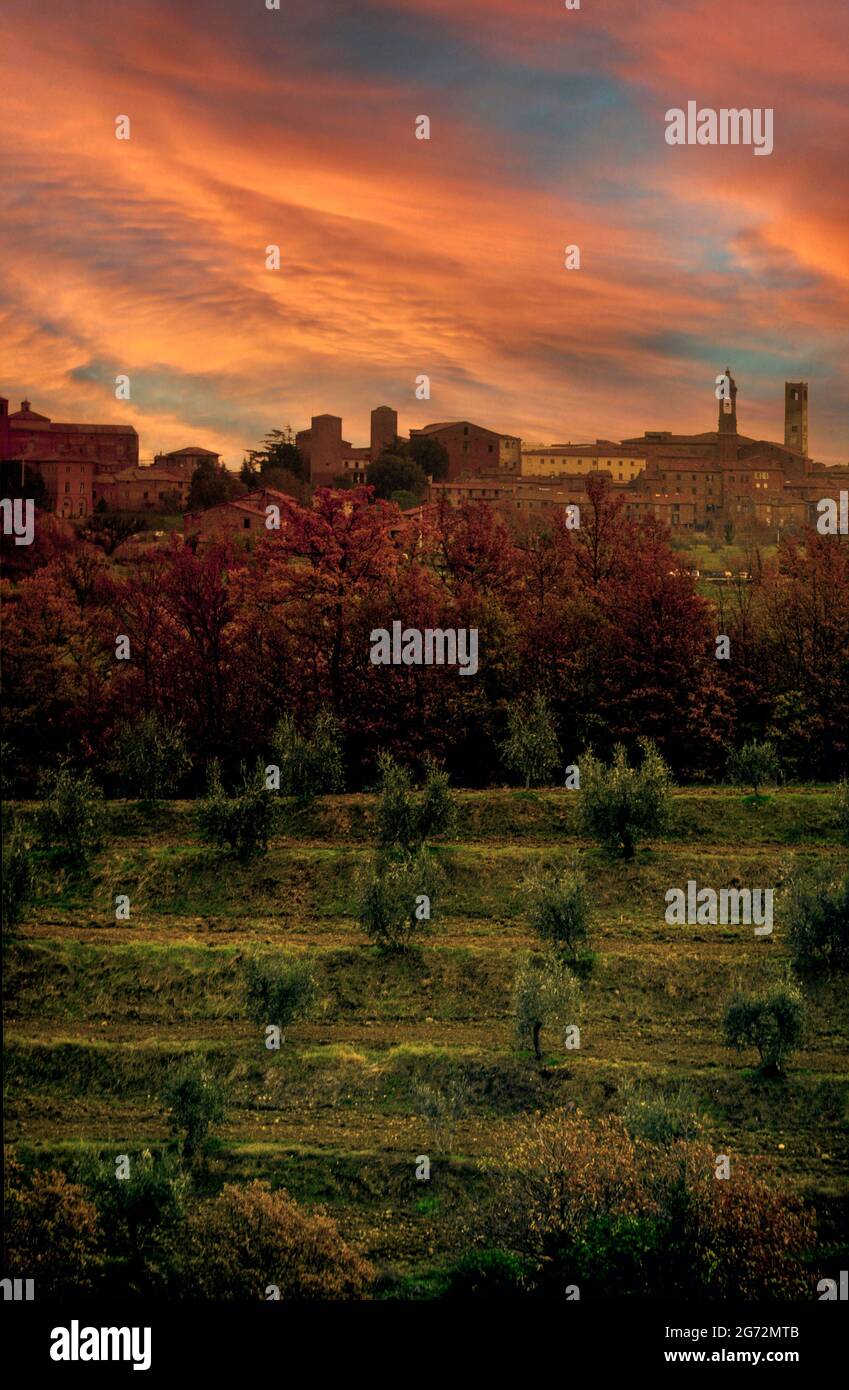 Italien Umbrien Città della Pieve Stockfoto