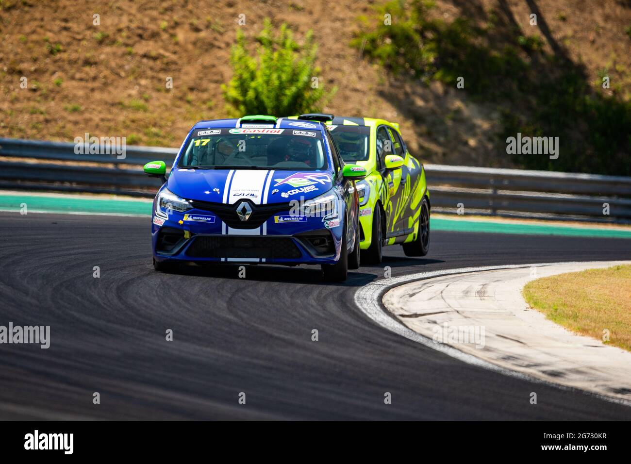 17 Pasquali Daniele (ITA), CAAL RACING, RENAULT CLIO CUP EUROPE, Aktion während der 7. Runde des Clio Cup Europe 2021, vom 9. Bis 11. Juli 2021 auf dem Hungaroring, in Budapest, Ungarn - Foto Joao Filipe / DPPI Stockfoto