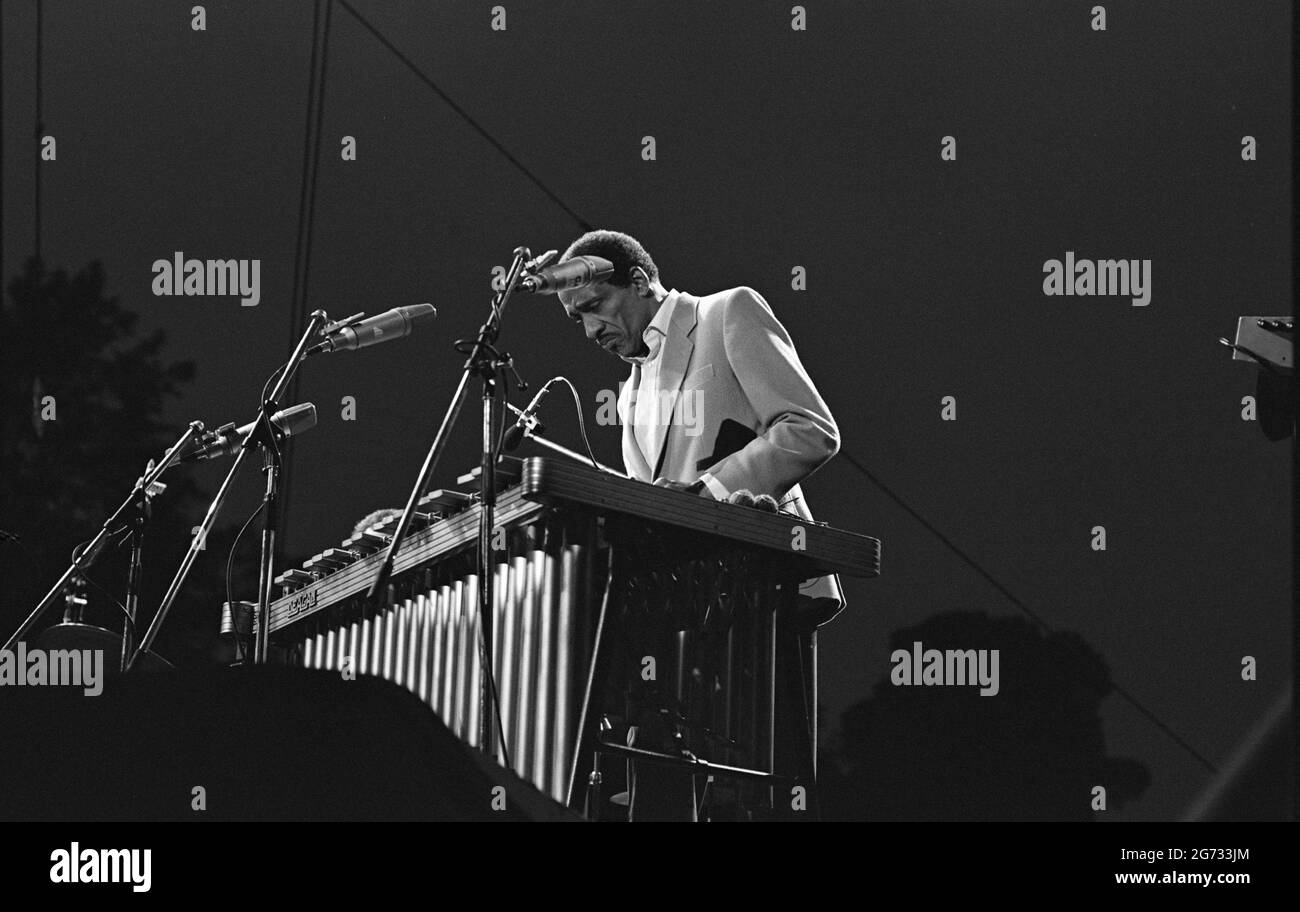 Milt Jackson, Capital Jazz Festival, Knebworth, Herts, 7/82. Stockfoto