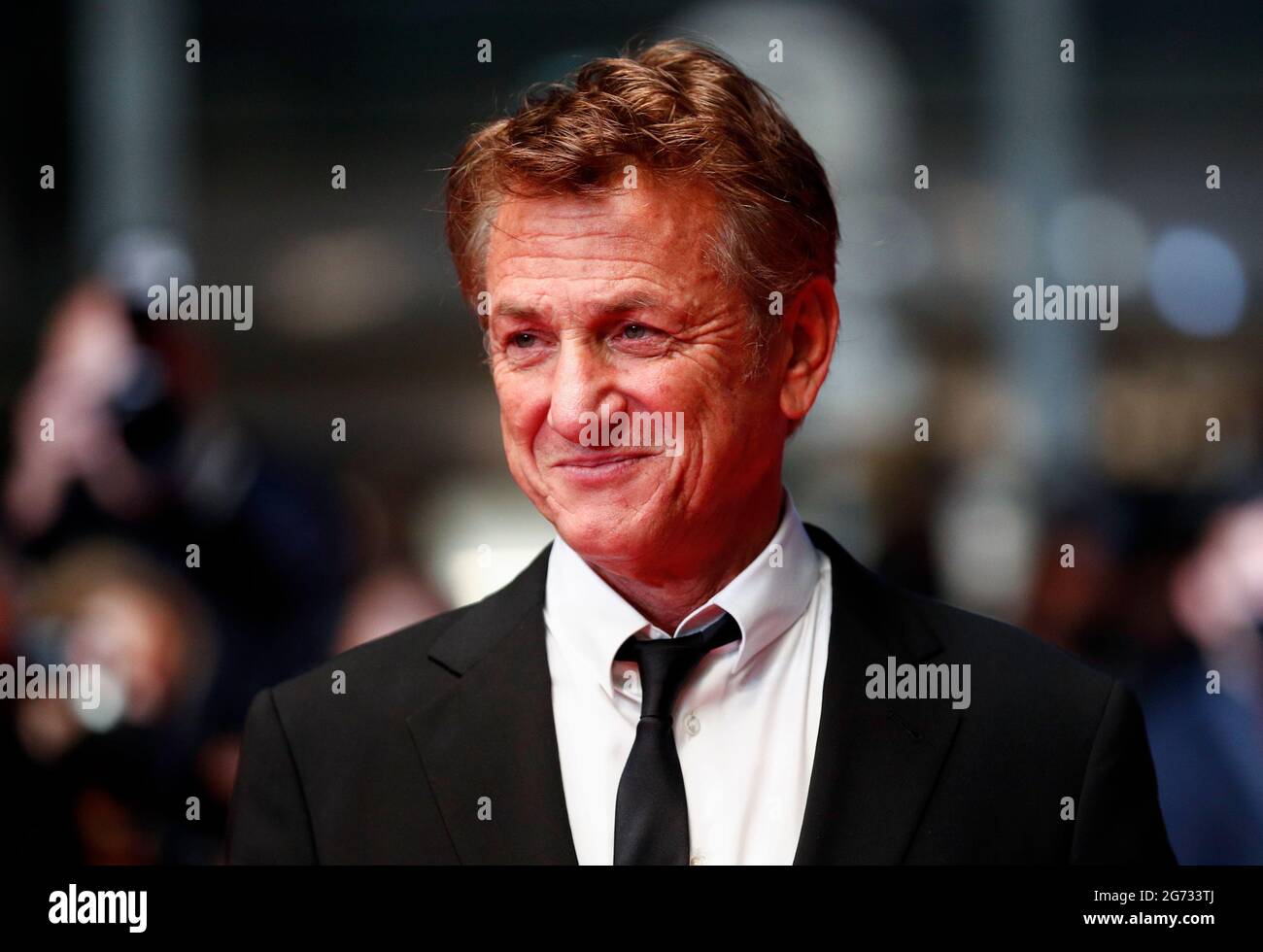 Die 74. Filmfestspiele von Cannes - Vorführung des Films „Flag Day“ im Wettbewerb - Ankunft des Roten Teppichs - Cannes, Frankreich, 10. Juli 2021. Regisseur Sean Penn posiert. REUTERS/Johanna Geron Stockfoto