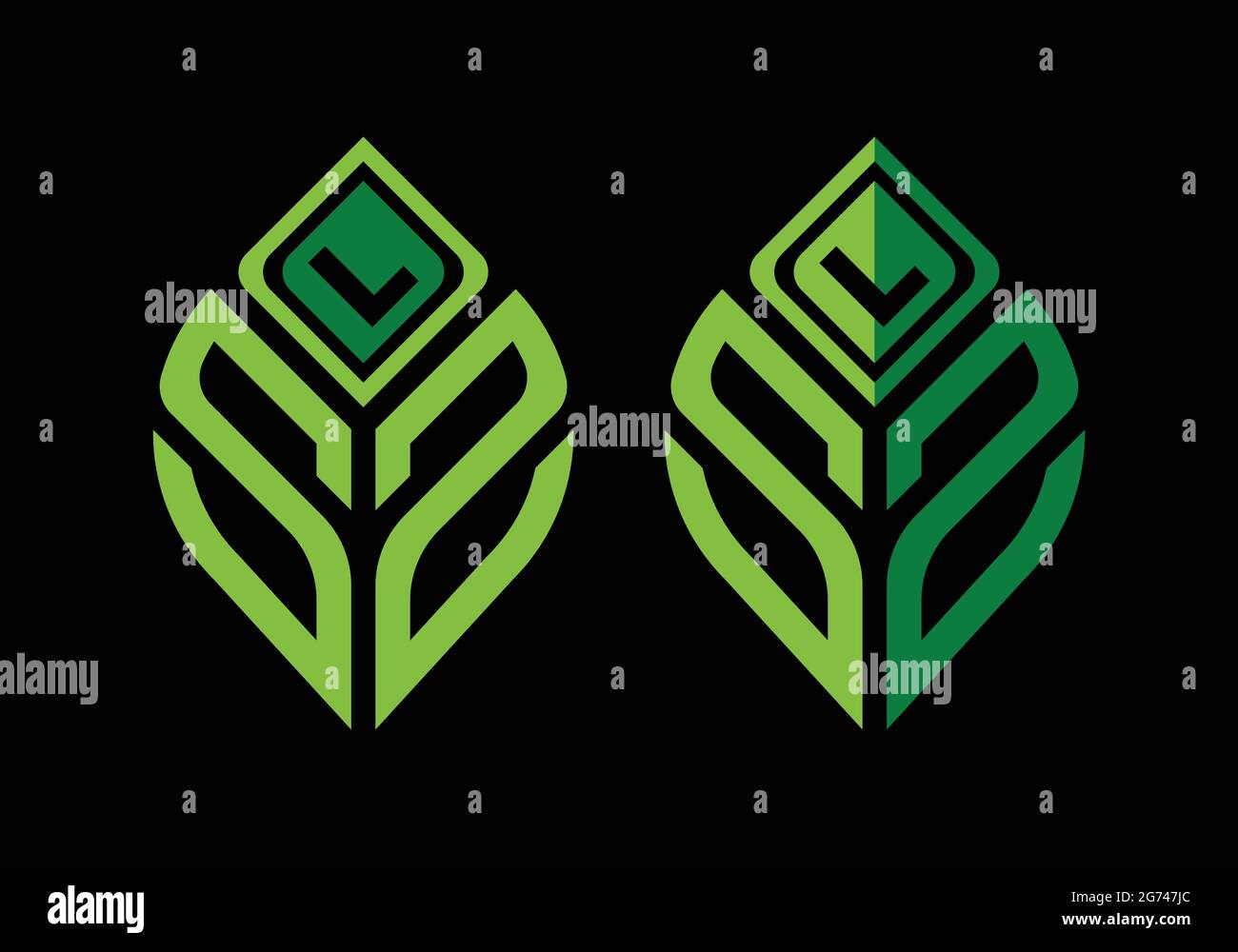 Initial Monogram Letter SSL Logo Design Vektor Vorlage S S L Letter Logo Design Stock Vektor