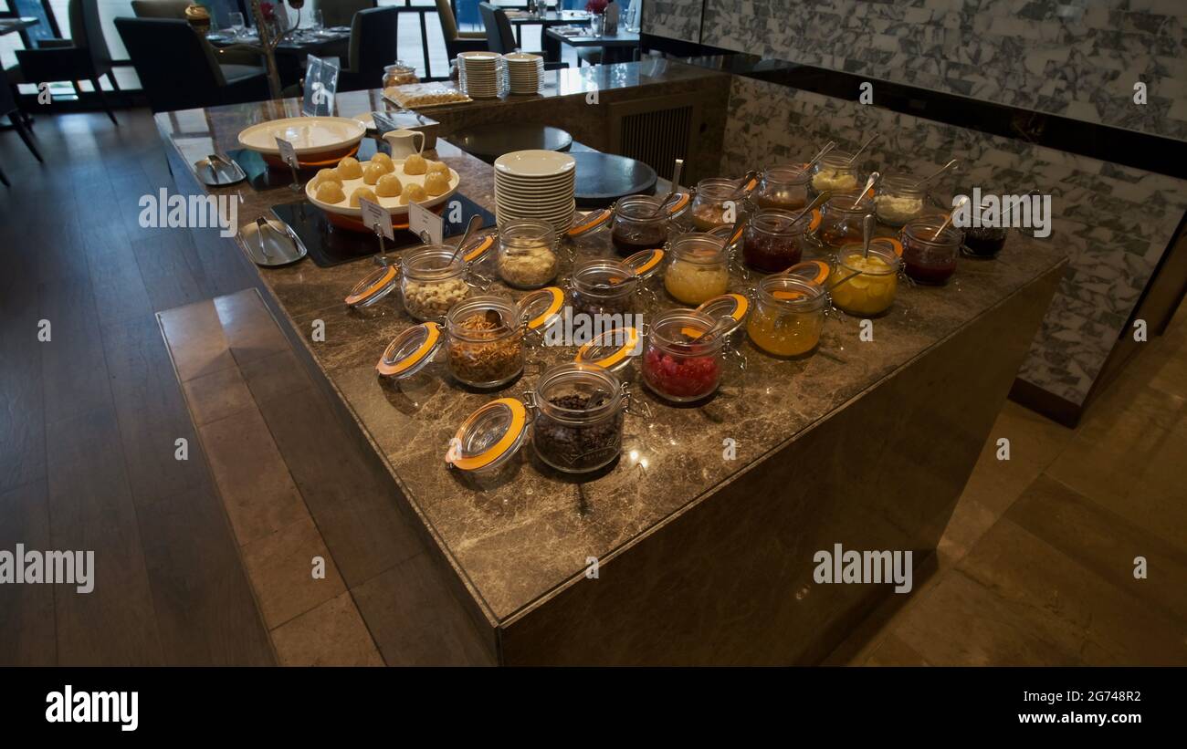 Comfort Food Sugar Fix Sweet Treats Desert Food Alles, Was Sie Essen Können Stockfoto
