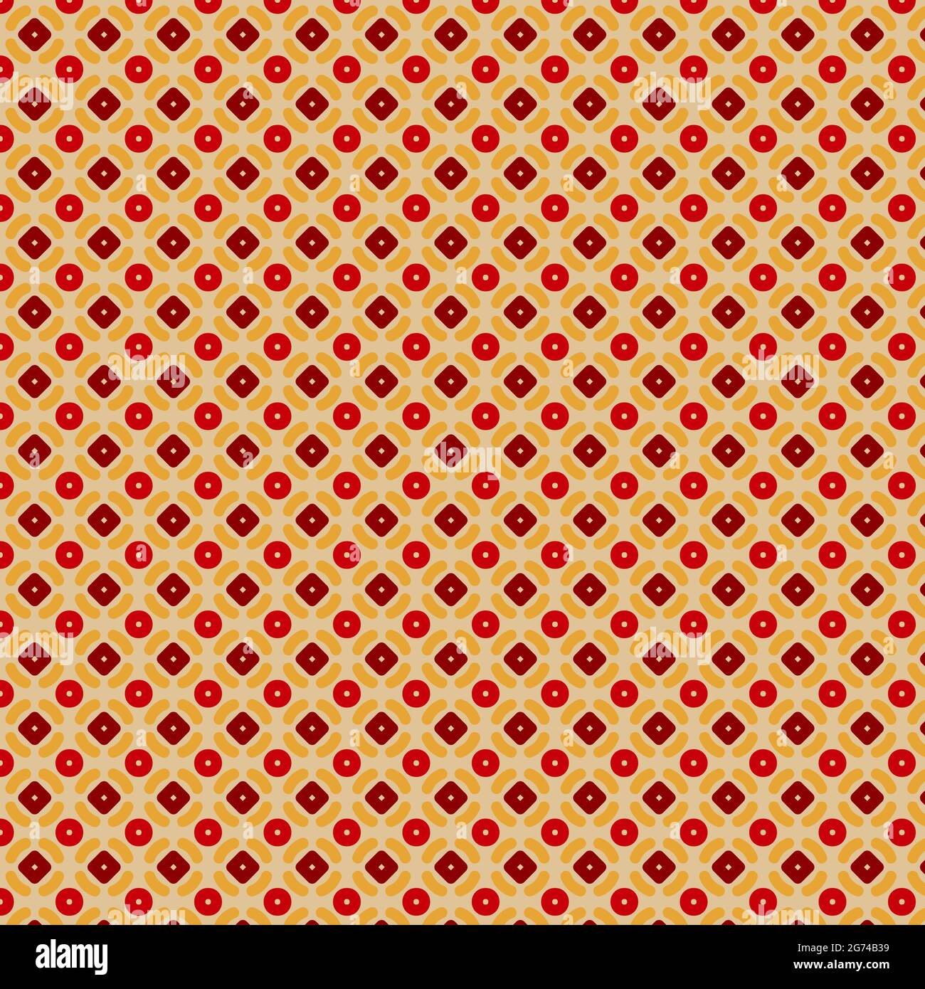 Abstraktes Nahtloses Muster für modernes oder abstraktes Design. Einfacher geometrischer Hintergrund. Moderne, stylische Textur Stockfoto