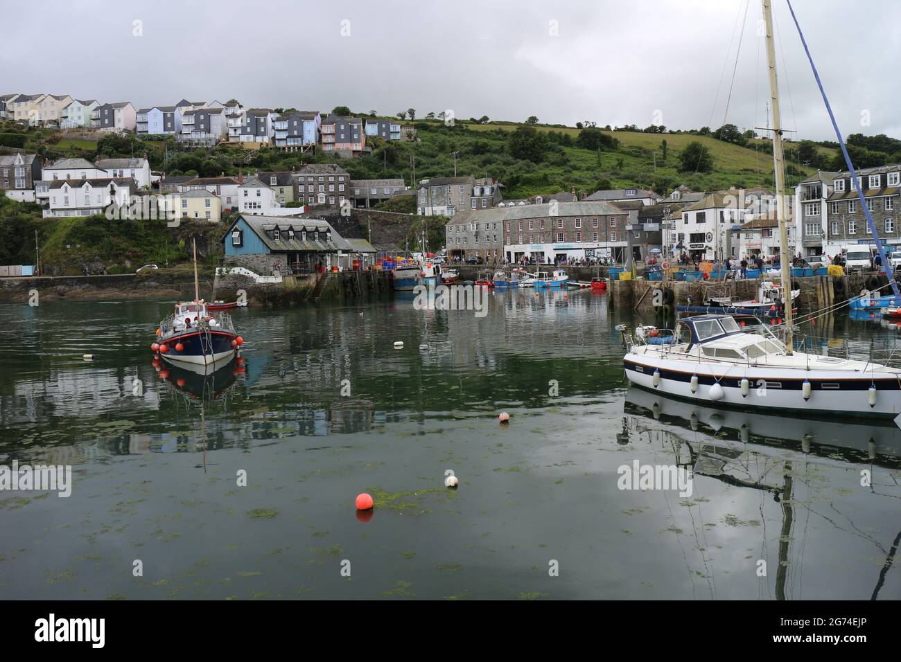 Fischerei Dorf von Polperro in Cornwall, Großbritannien Stockfoto