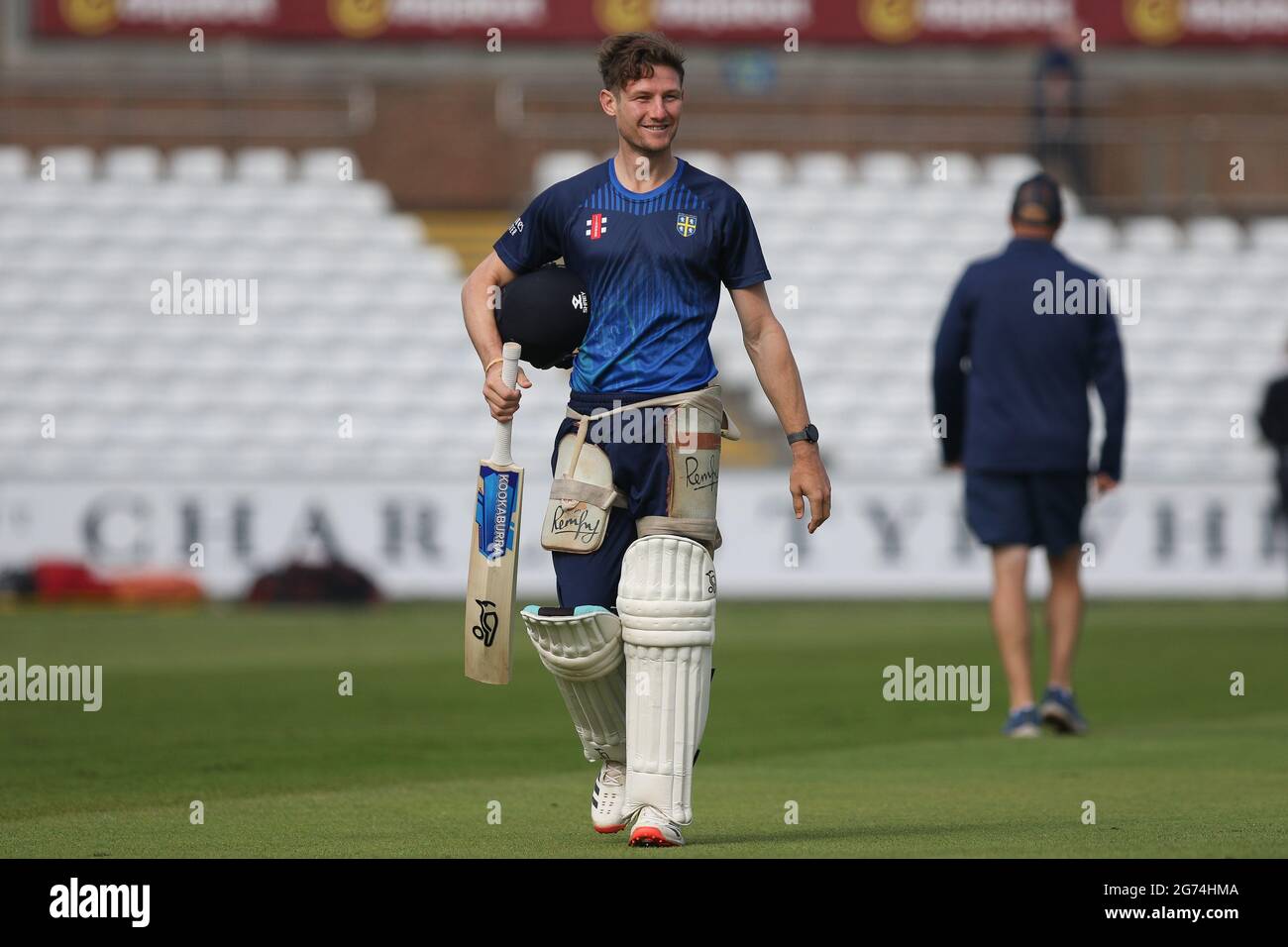 Chester Le Street, Großbritannien. Juli 2021. Cameron Bancroft aus Durham vor dem LV= County Championship-Spiel zwischen Durham County Cricket Club und Nottinghamshire am Sonntag, 11. Juli 2021, in Emirates Riverside, Chester le Street. (Kredit: Will Matthews | MI News) Kredit: MI News & Sport /Alamy Live News Stockfoto