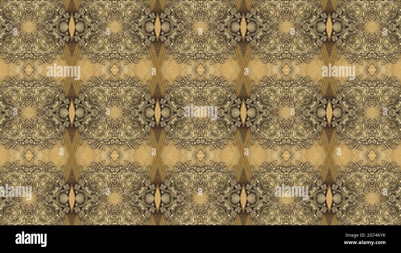 Kaleidoskop-Muster aus der Petersbasilika, Rom Stockfoto