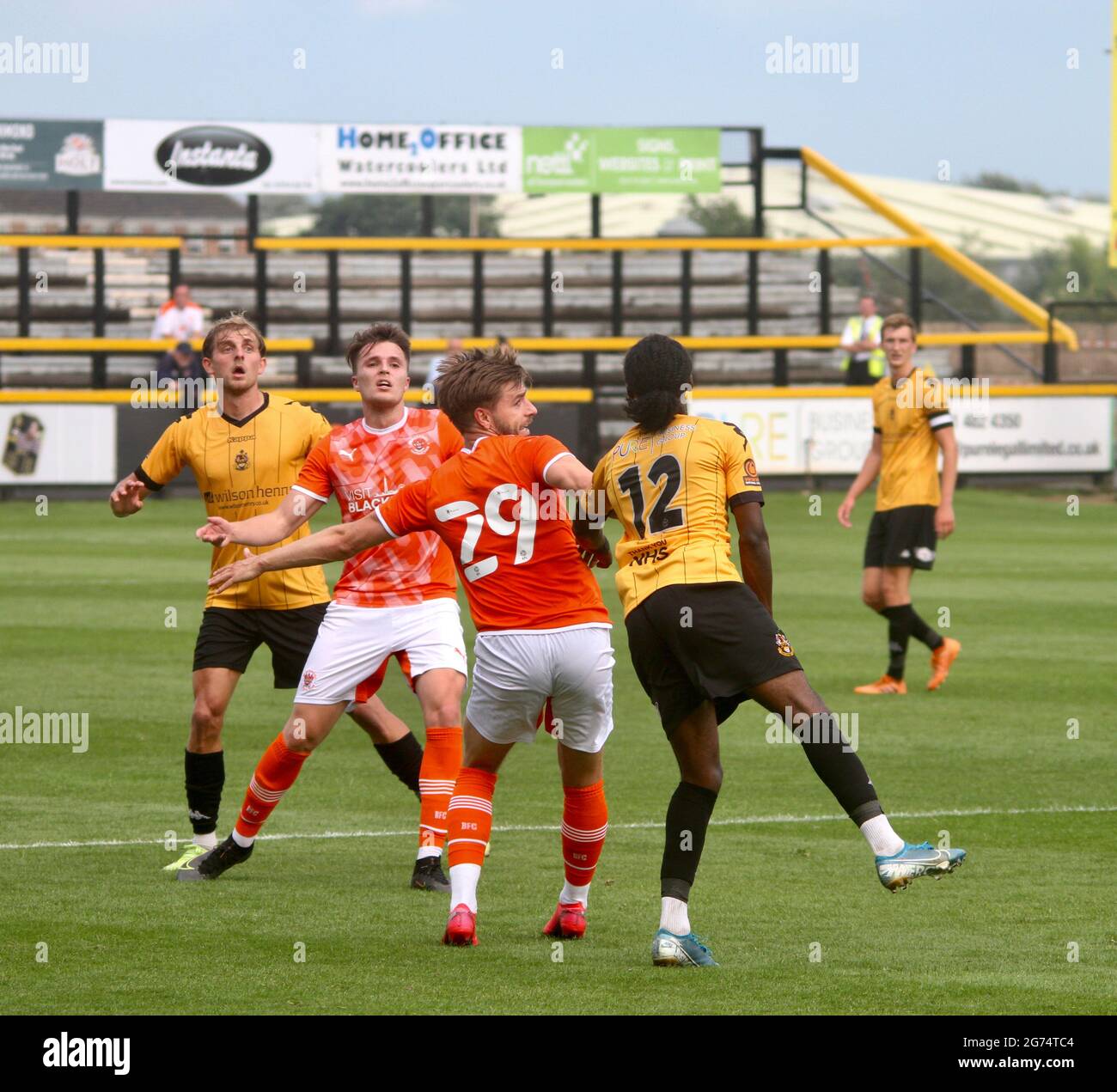 Southport fc vs Blackpool fc freundlich Stockfoto