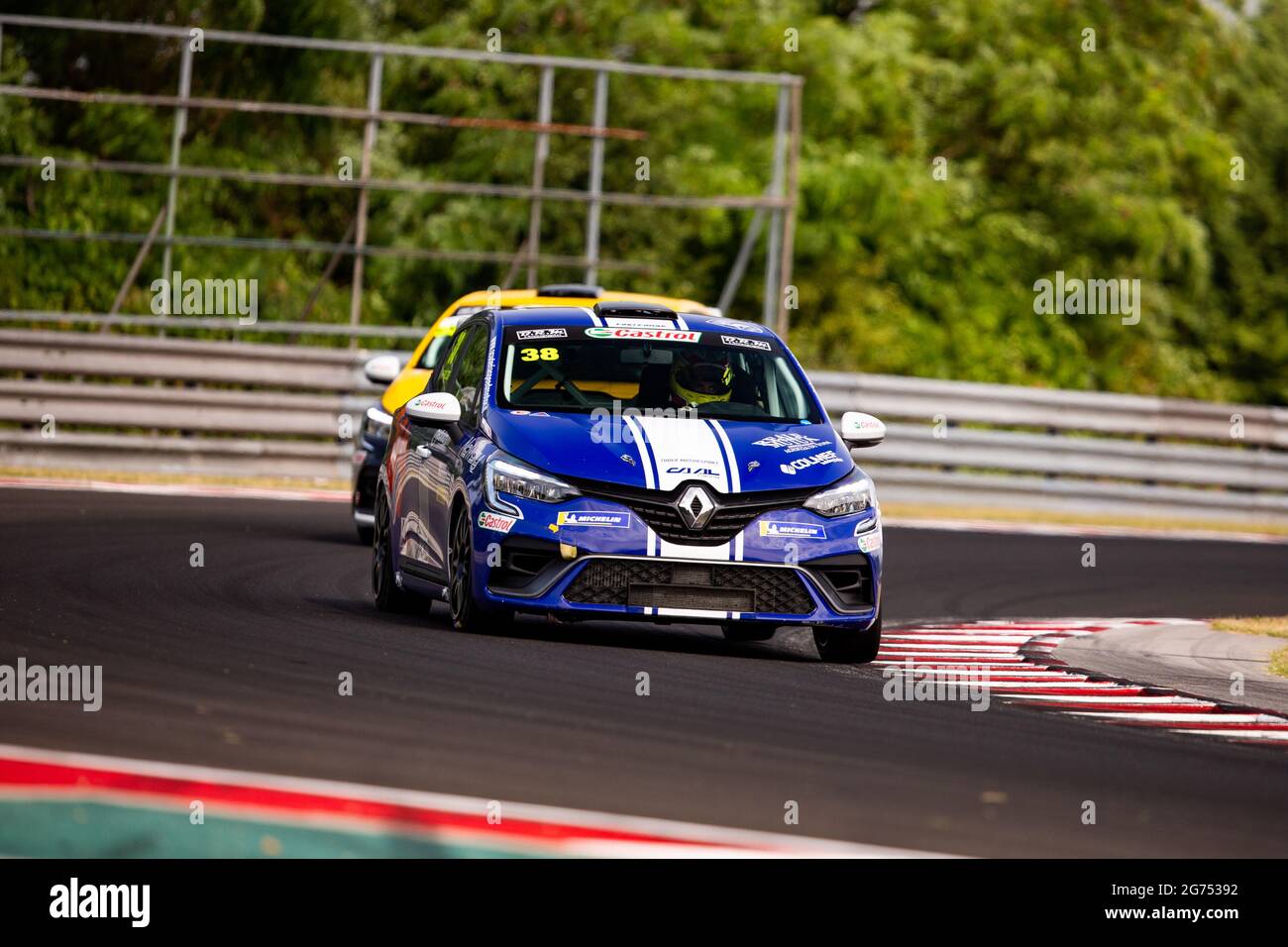 Budapest, Ungarn. Juli 2021. 38 Alcidi Alessio (ITA), CAAL RACING, RENAULT CLIO CUP EUROPE, Aktion während der 7. Runde des Clio Cup Europe 2021, vom 9. Bis 11. Juli 2021 auf dem Hungaroring, in Budapest, Ungarn - Foto Joao Filipe/DPPI Credit: DPPI Media/Alamy Live News Stockfoto