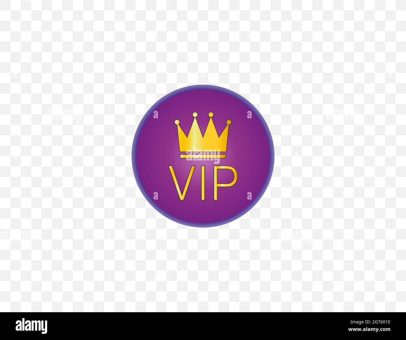 Vektorgrafik. Flaches Design. Premium, Crown super vip-Symbol Stock Vektor