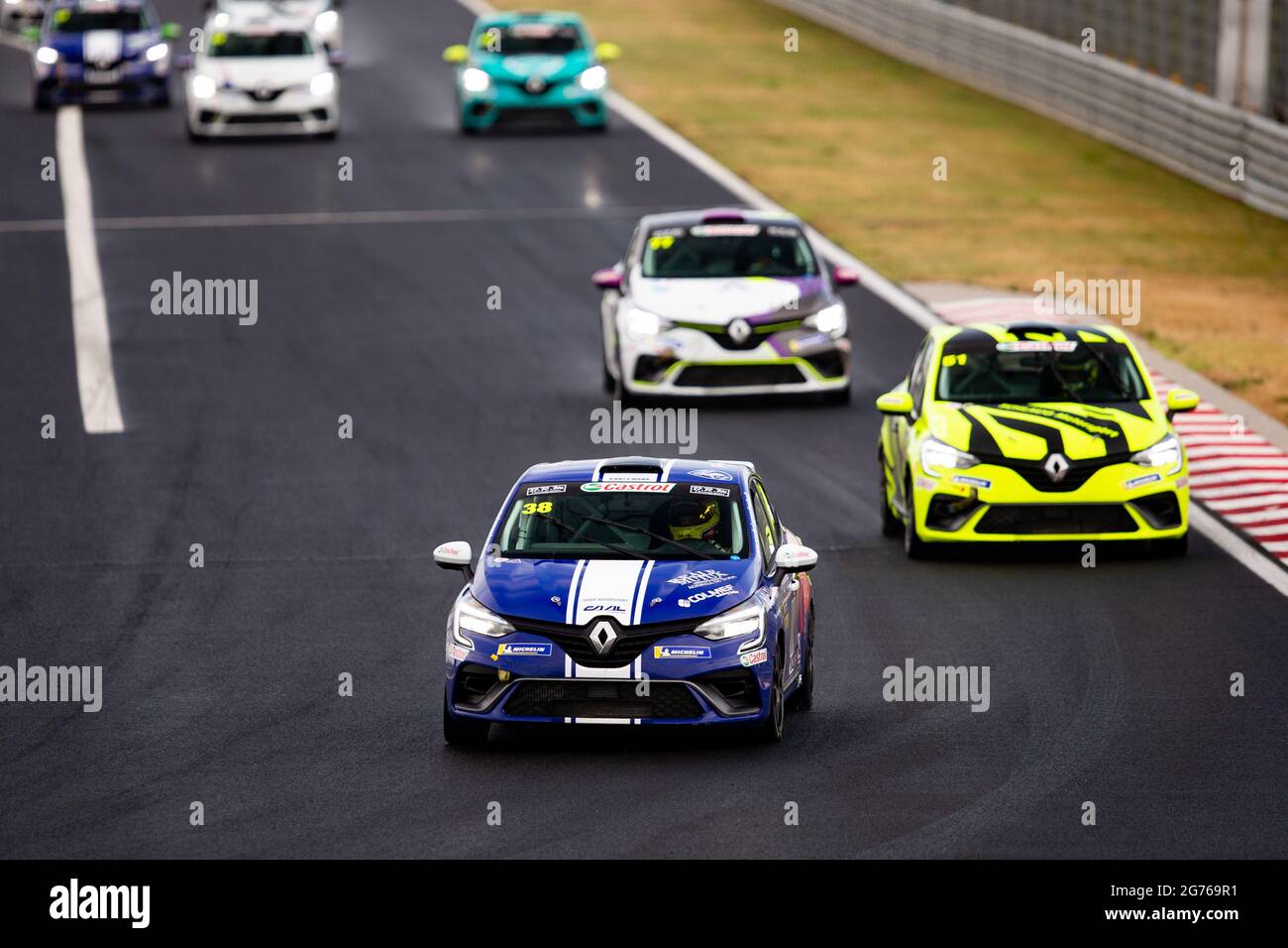 38 Alcidi Alessio (ITA), CAAL RACING, RENAULT CLIO CUP EUROPE, Aktion während der 7. Runde des Clio Cup Europe 2021, vom 9. Bis 11. Juli 2021 auf dem Hungaroring, in Budapest, Ungarn - Foto Joao Filipe / DPPI Stockfoto