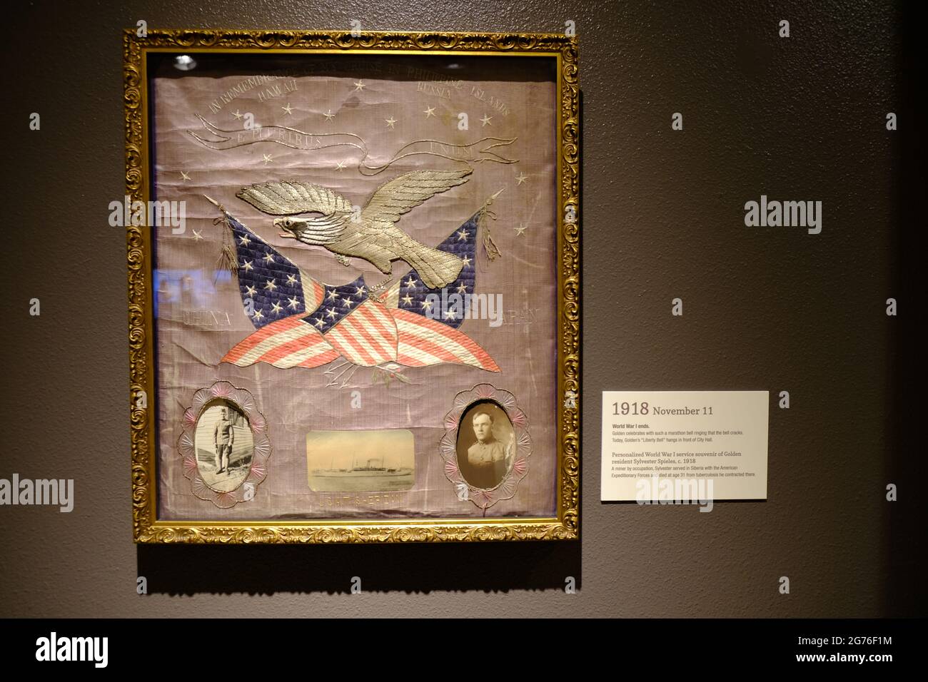 Sylvester Spiele 1918 World War Service Souvenir Stockfoto