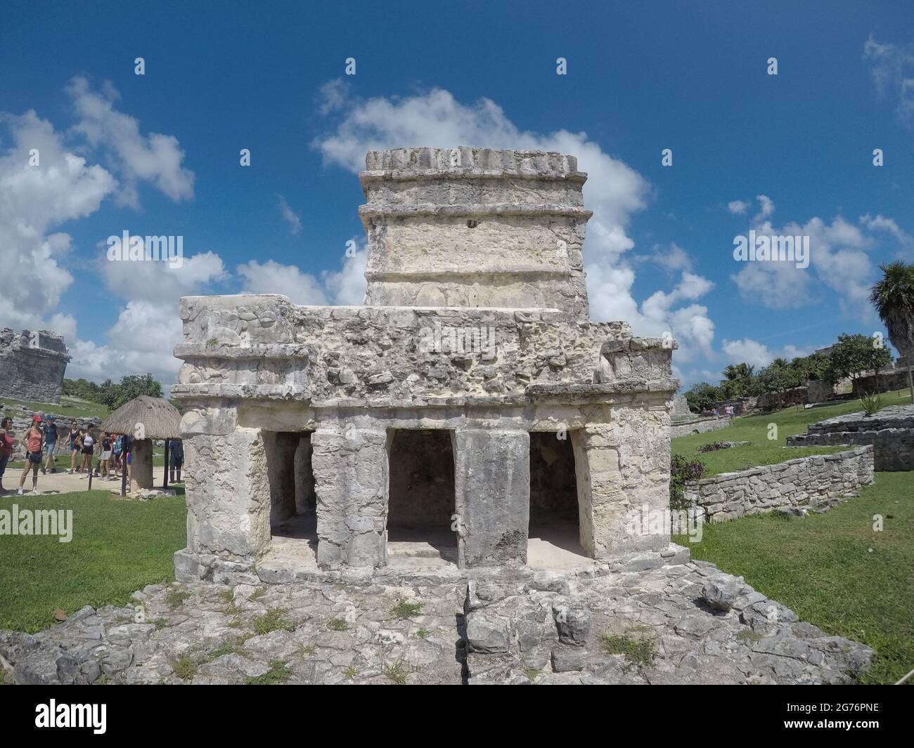 Die Maya-Ruinen im Tulum National Park Stockfoto