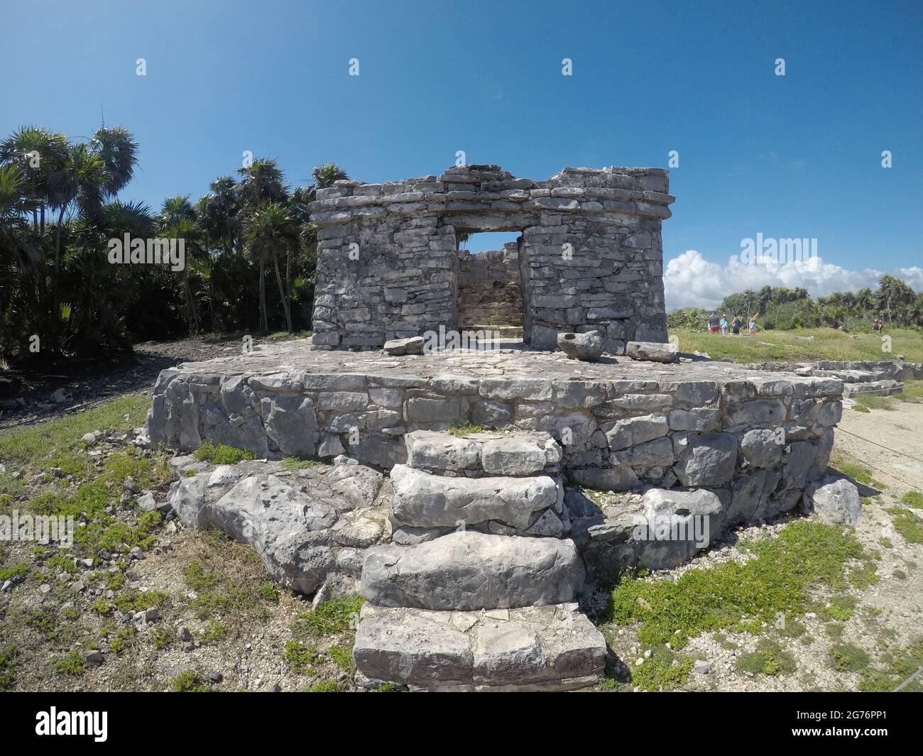 Die Maya-Ruinen im Tulum National Park Stockfoto