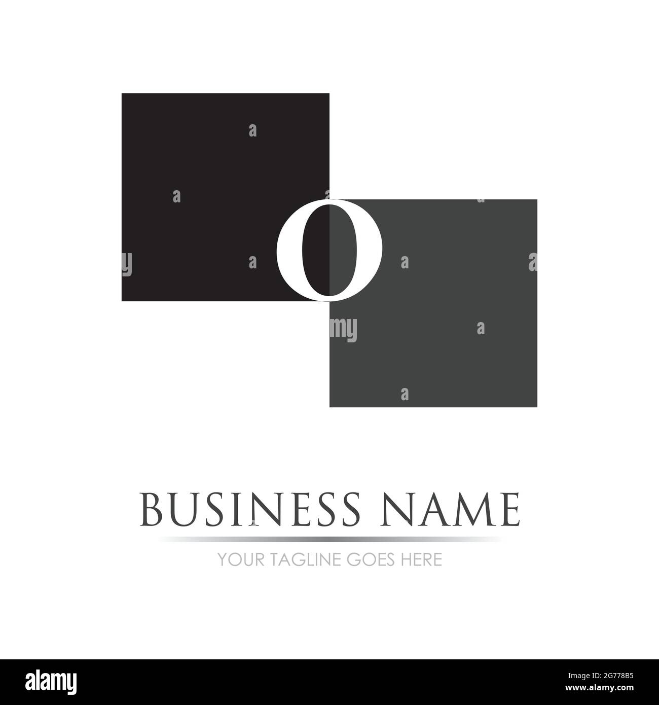 Letter O Business abstrakte Einheit Vektor Logo Design VorlageLetter O Logo Vorlage Vektor Symbol Design Stock Vektor