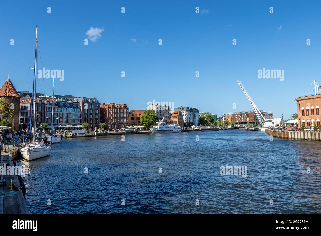 DANZIG, POLEN – 13. Juni 2021: Danzig, Polen – 13 2021. Juni „das nationale Meeresmuseum in Danzig“ Stockfoto