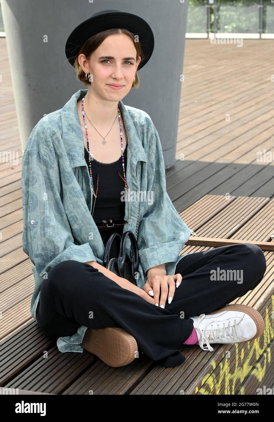 Berlin, Deutschland. Juli 2021. Die angehende Rabbinerin Helene Braun