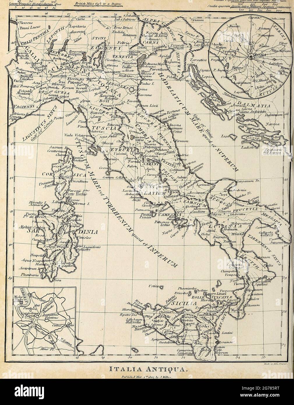 Historische karte von italien -Fotos und -Bildmaterial in hoher Auflösung – Alamy