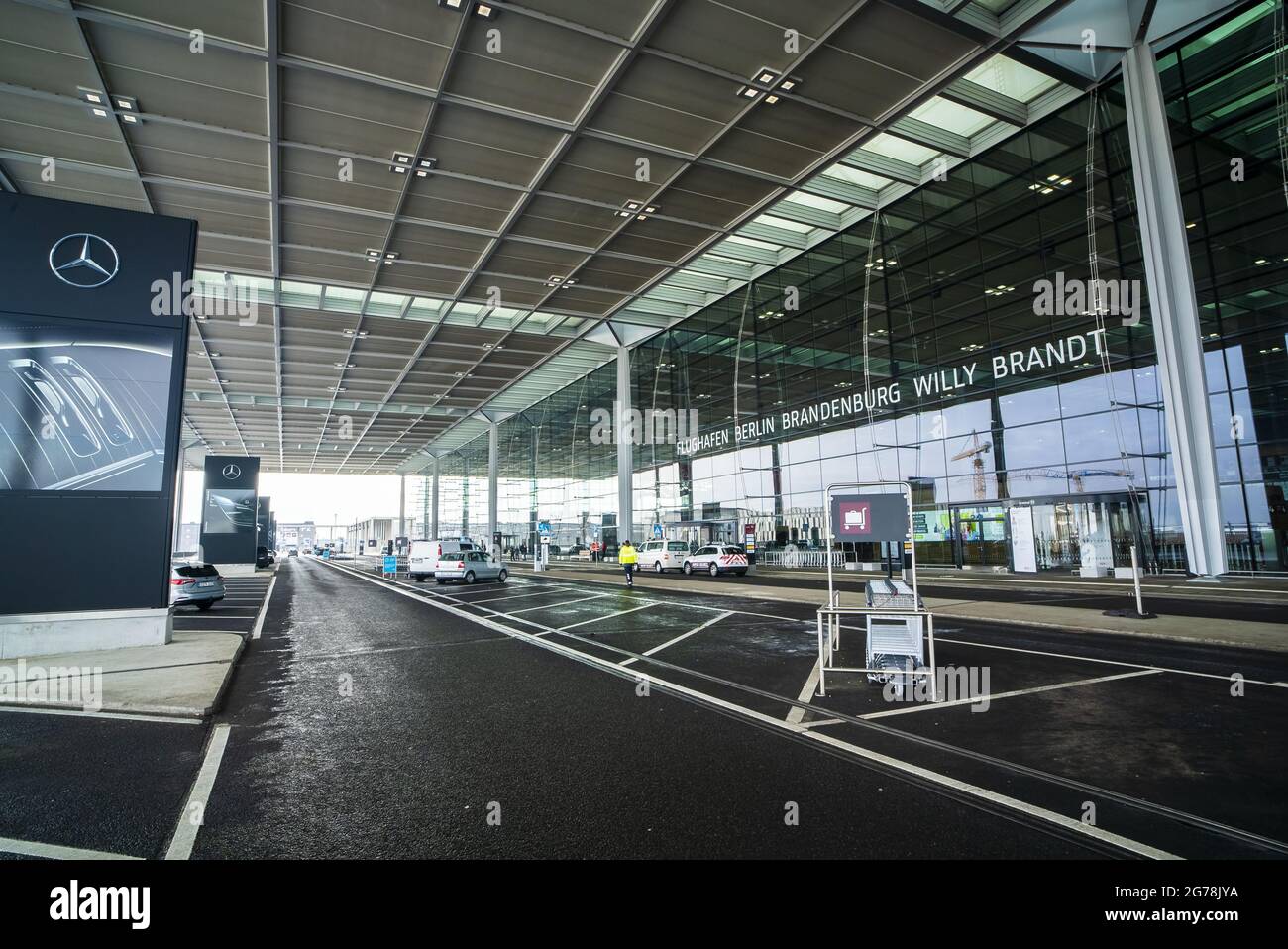 Flughafen Berlin Brandenburg BER in Berlin - Reisefotografie Stockfoto