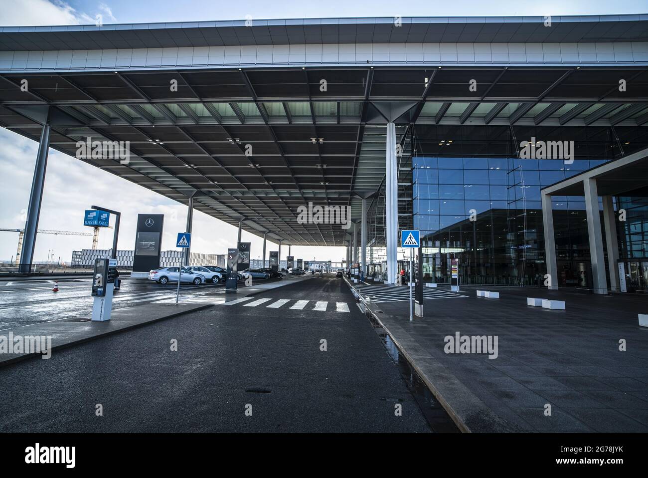 Flughafen Berlin Brandenburg BER in Berlin - Reisefotografie Stockfoto