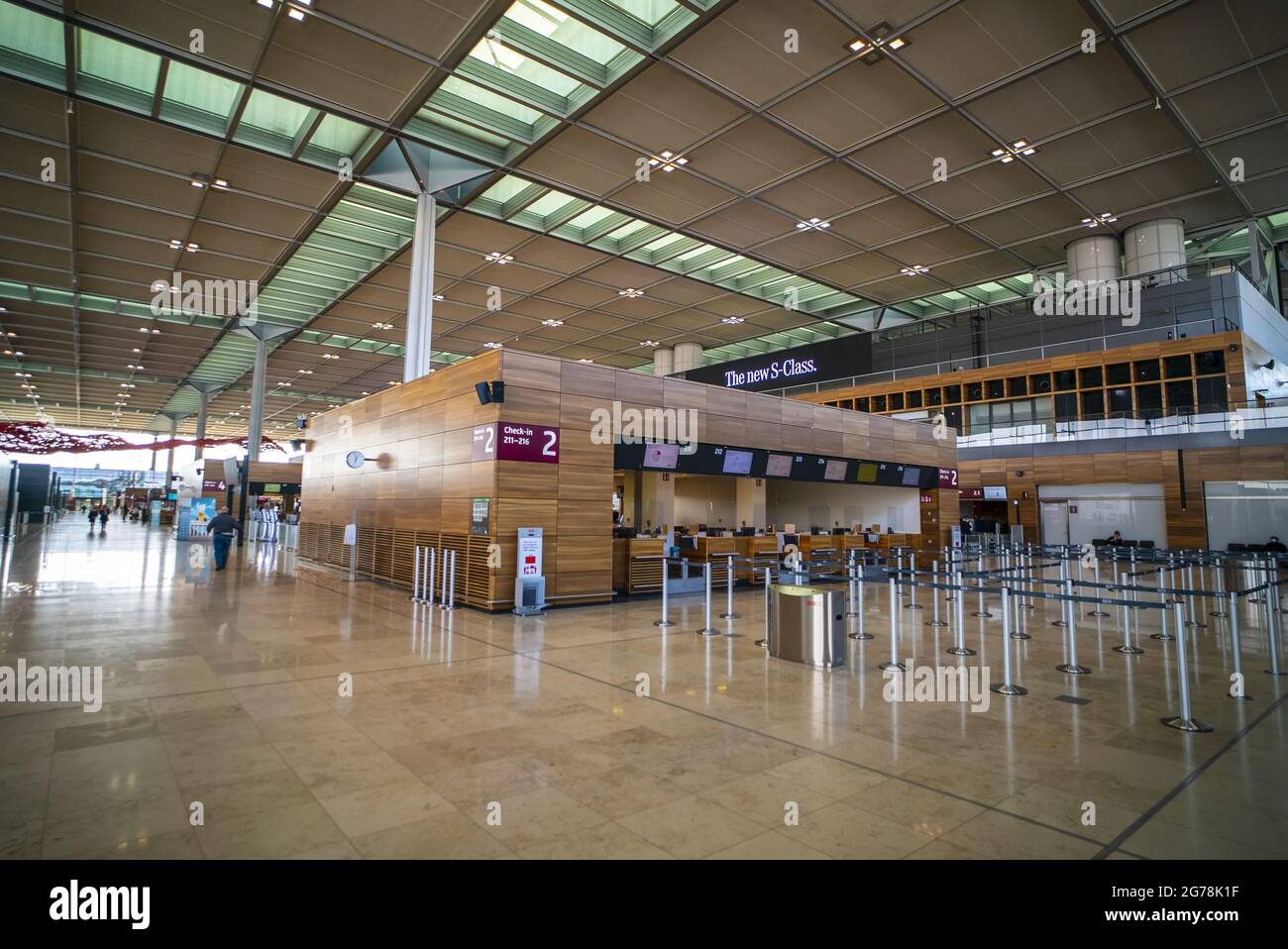 Flughafen Berlin Brandenburg BER in Berlin - Reisefotografie Stockfoto