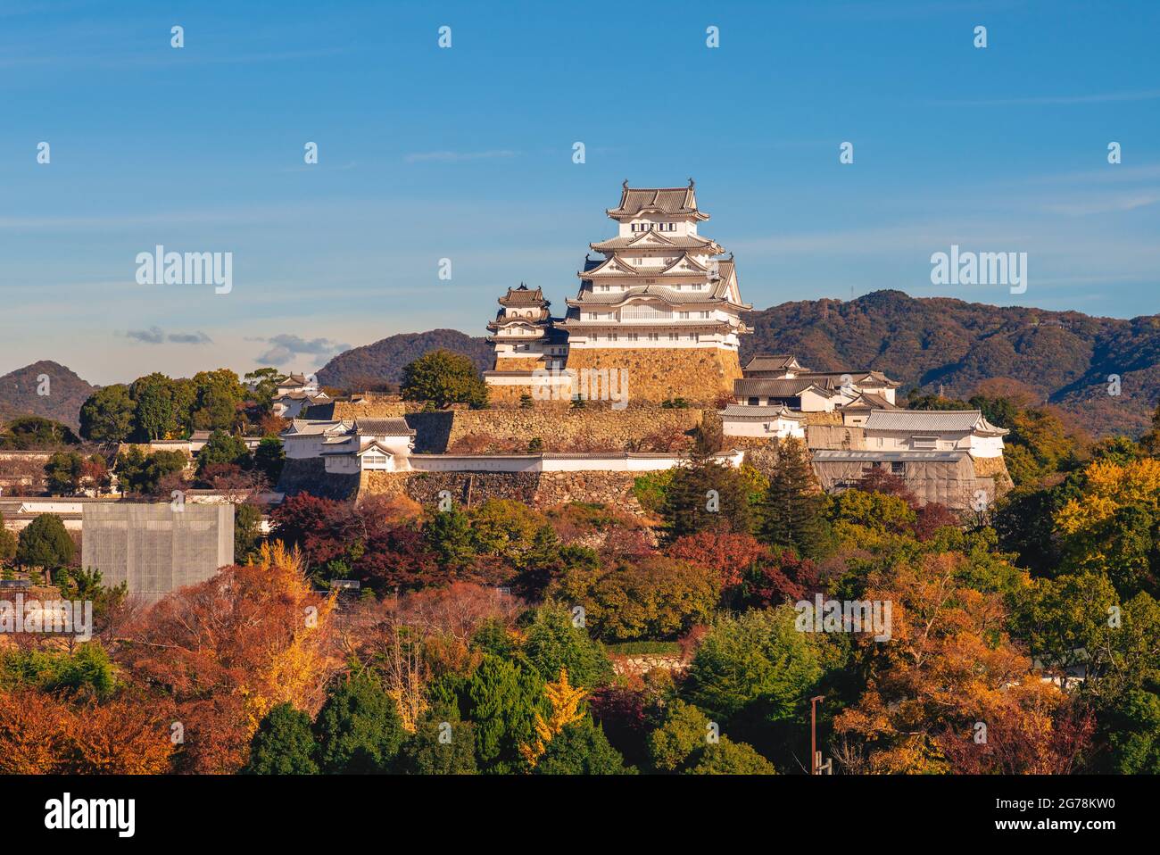 himeji Castle, auch bekannt als White Egret Castle oder White Heron Castle, in hyogo, japan Stockfoto