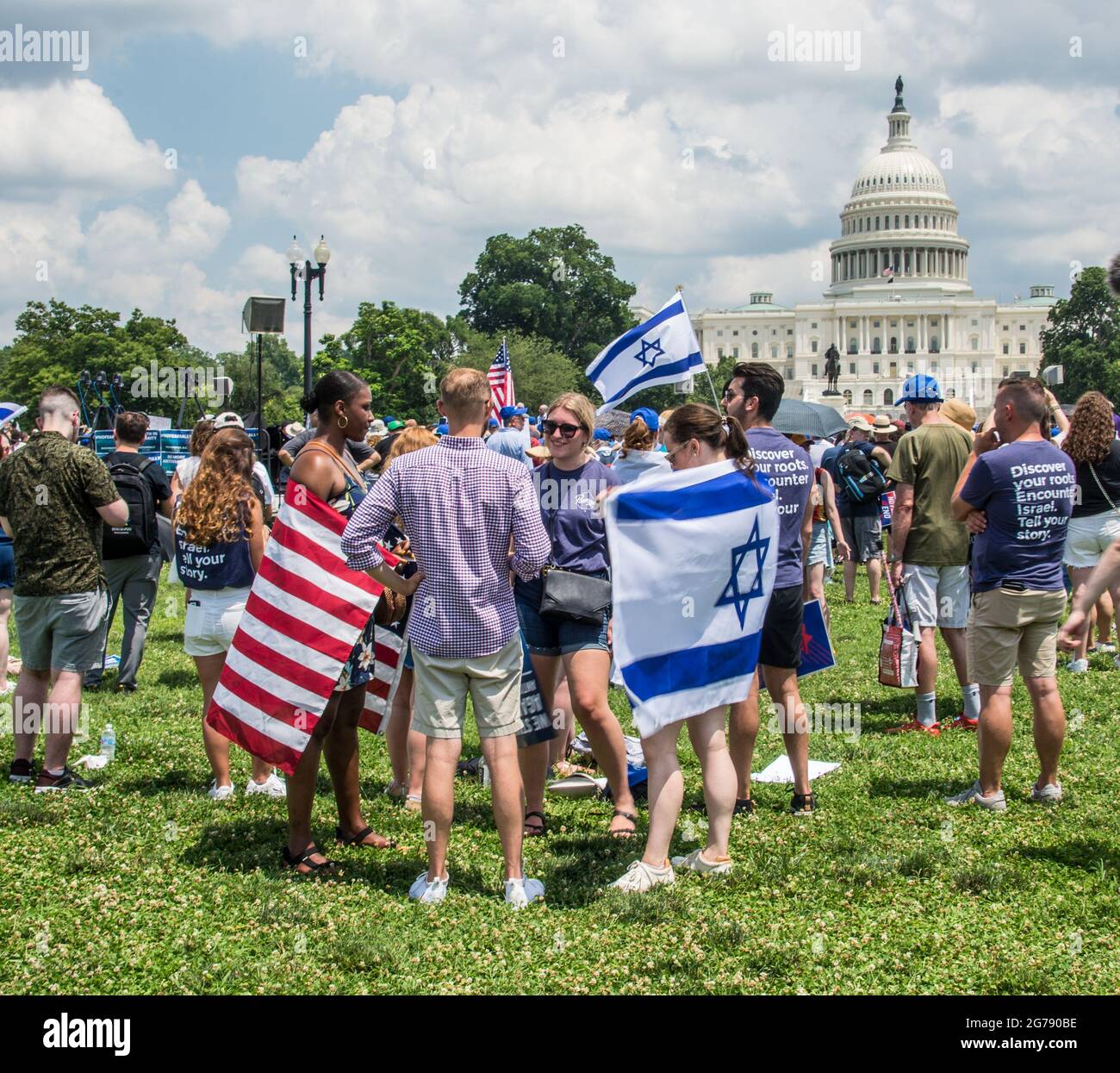 Kundgebung gegen den Antisemitismus in Amerika Stockfoto