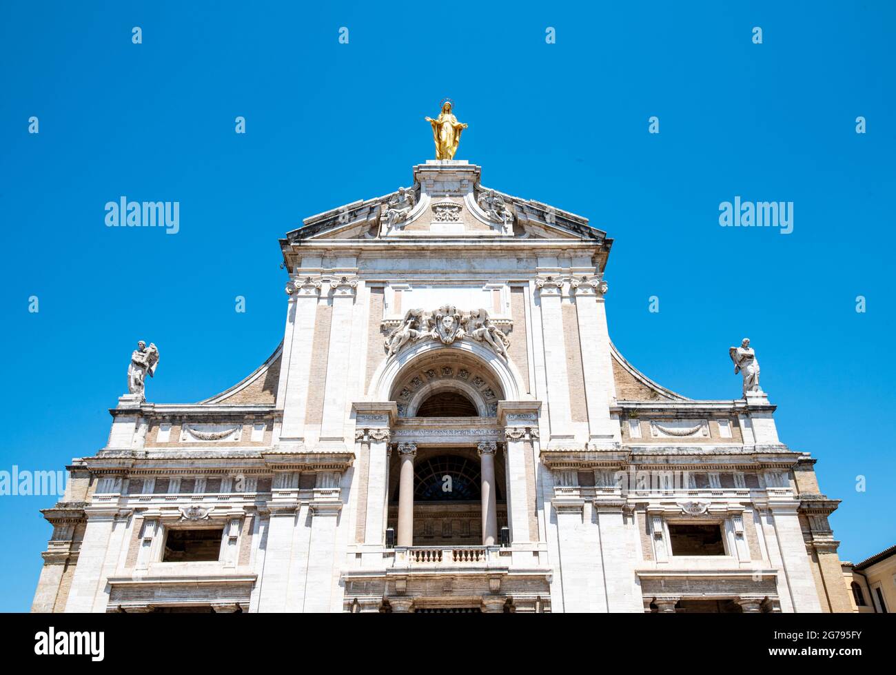 kathedrale santa maria degli angeli la faccita Stockfoto