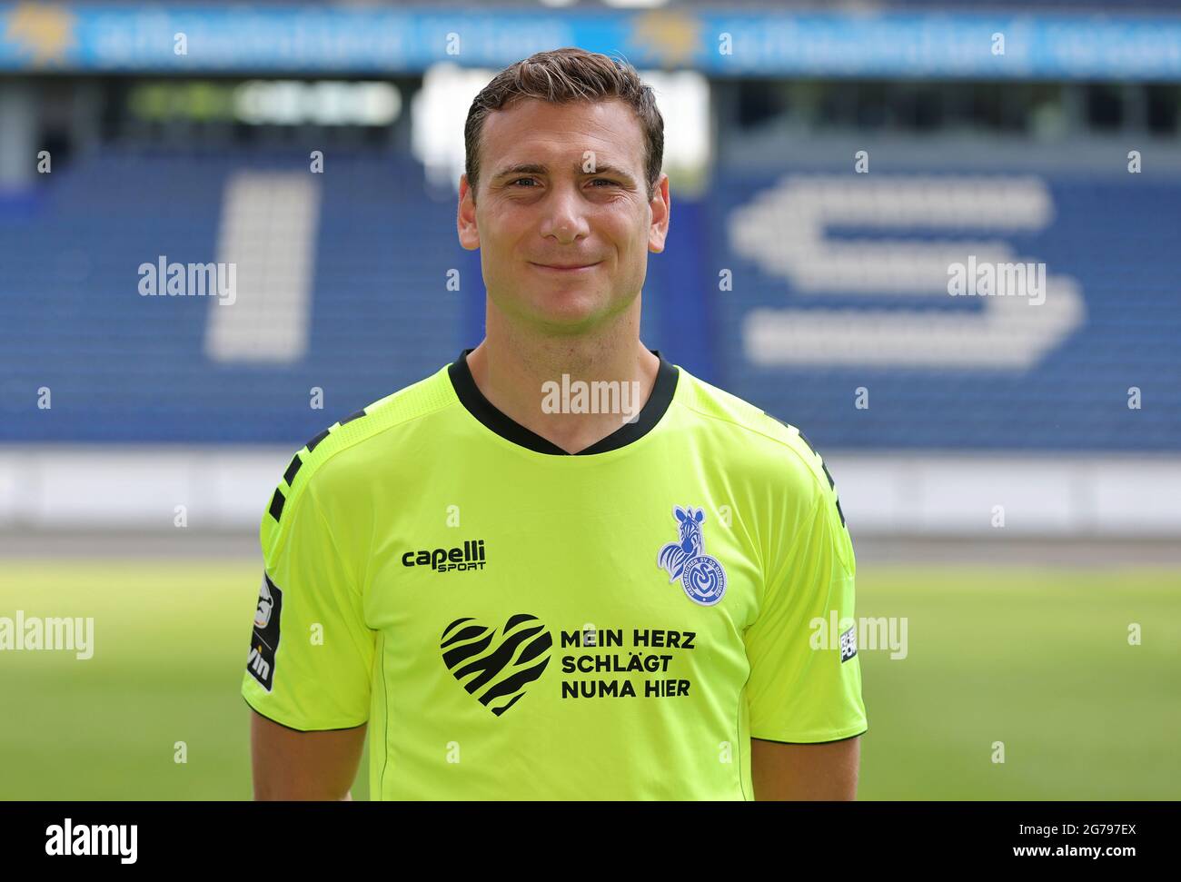 Duisburg, Deutschland. 12. Juli 2021. firo: 12.07.2021, Fuvuball, 3. Bundesliga, Saison 2021/2022, MSV Duisburg, Portrait date, goalwart Jo COPPENS, Portrait Quelle: dpa/Alamy Live News Stockfoto