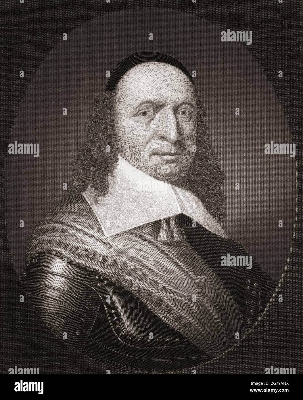 Peter Stuyvesant, c. 1612 – 1672, alias Petrus. Letzter niederländischer Generaldirektor der Kolonie Neuniederland von 1647, bis sie 1664 provisorisch an die Engländer abgetreten wurde und danach in New York umbenannt wurde. Stockfoto