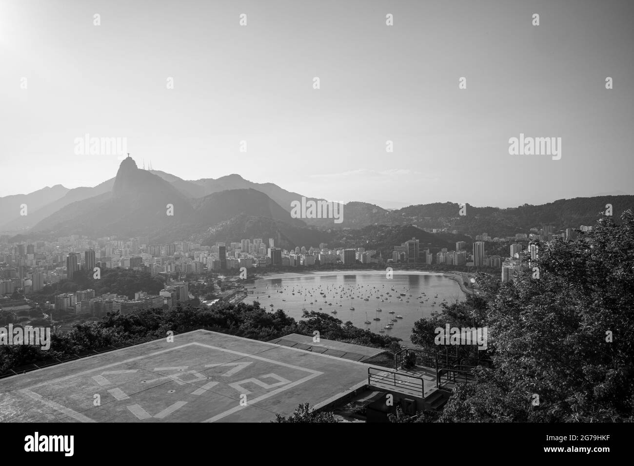 Zuckerhut Seilbahnstation in Urca Hill - Rio de Janeiro, Brasilien Stockfoto