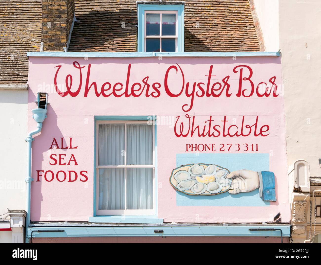 Wheelers Oyster Bar Whitstable High Street Whitstable Kent England GB Europa Stockfoto