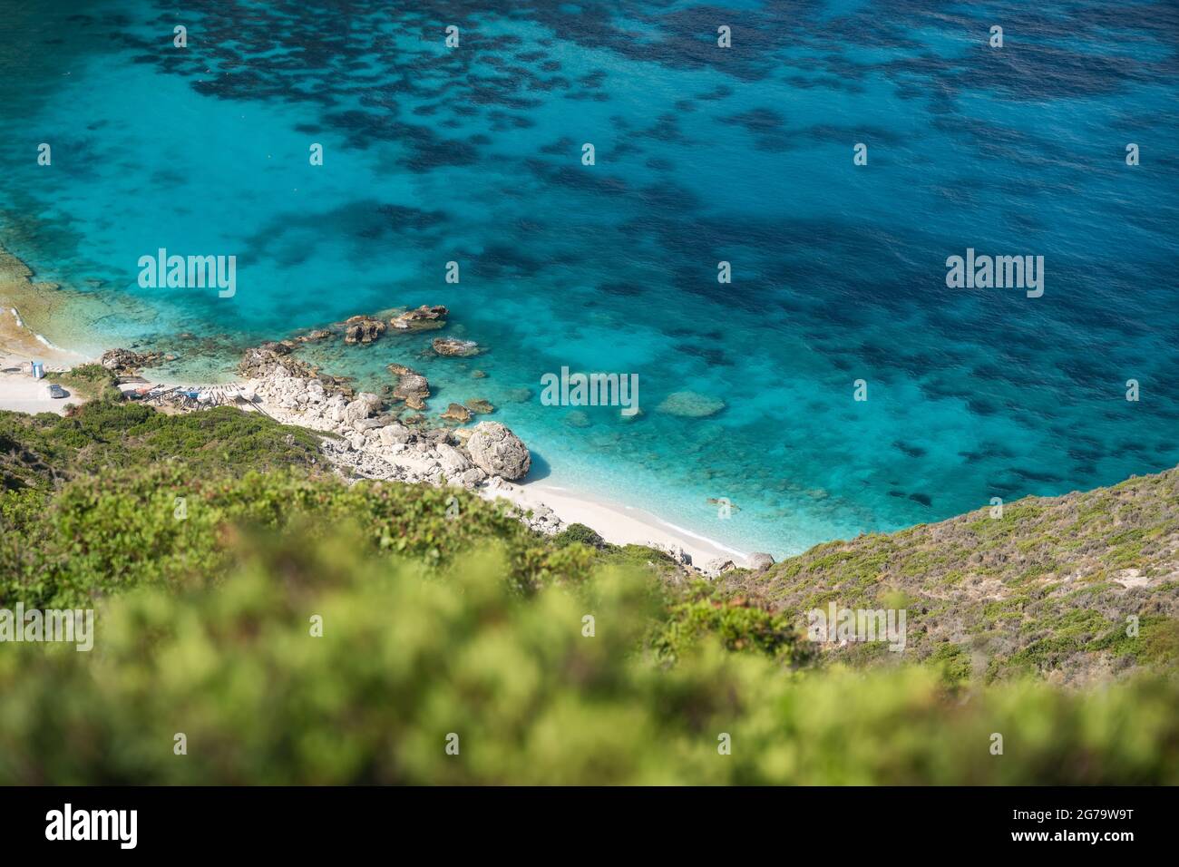 Petani Beach in Kefalonia, Ionische Inseln, Griechenland Stockfoto