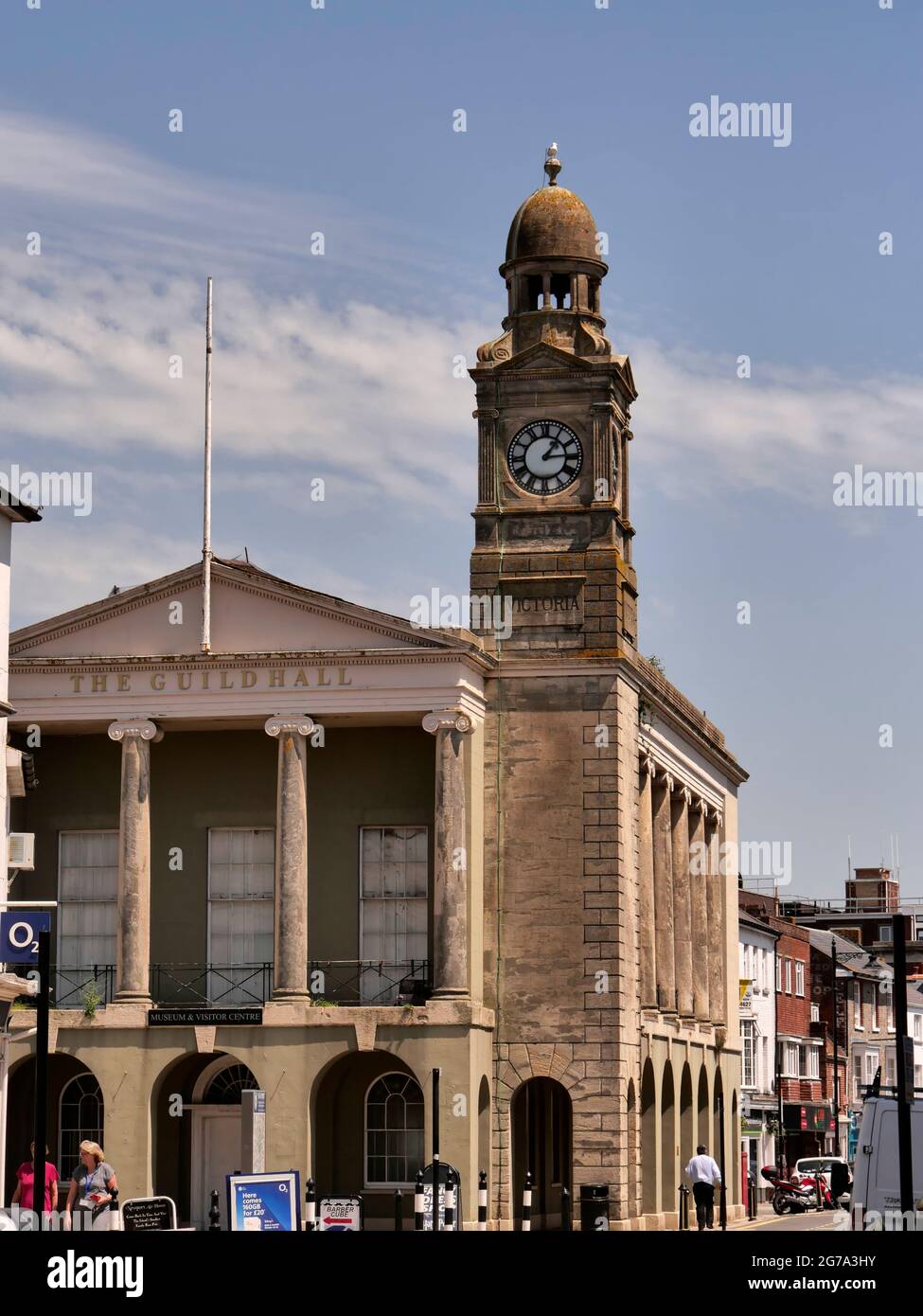 Museum of Island History, Guildhall, High St, Newport, Isle of Wight, Hampshire, England, Großbritannien Stockfoto