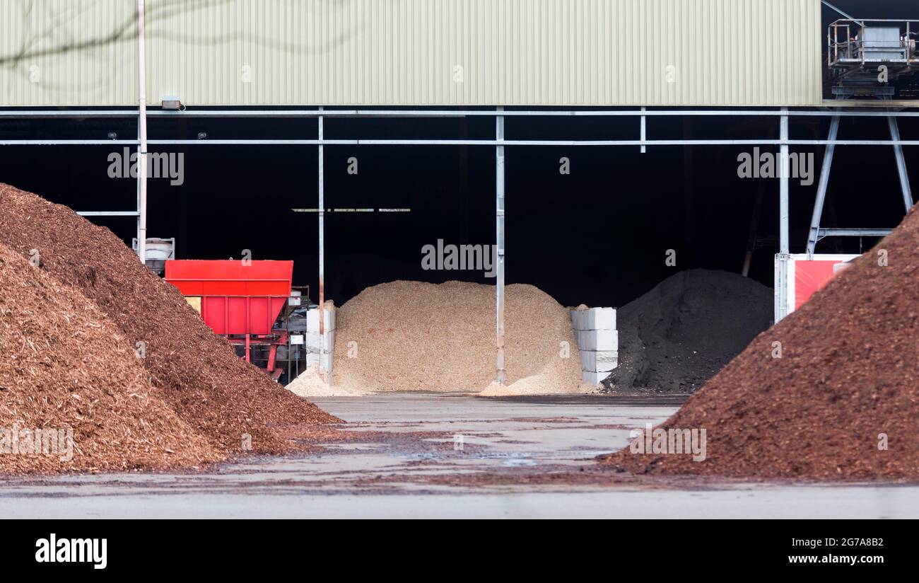 Moor-Produkt in einem Lager, Neustadt am Rübenberge, Niedersachsen Stockfoto