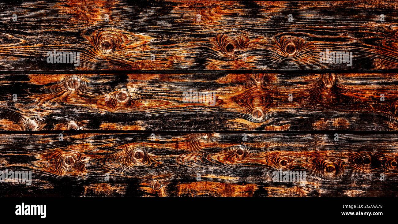 Altes Holz mit Holzmaserung Stockfoto