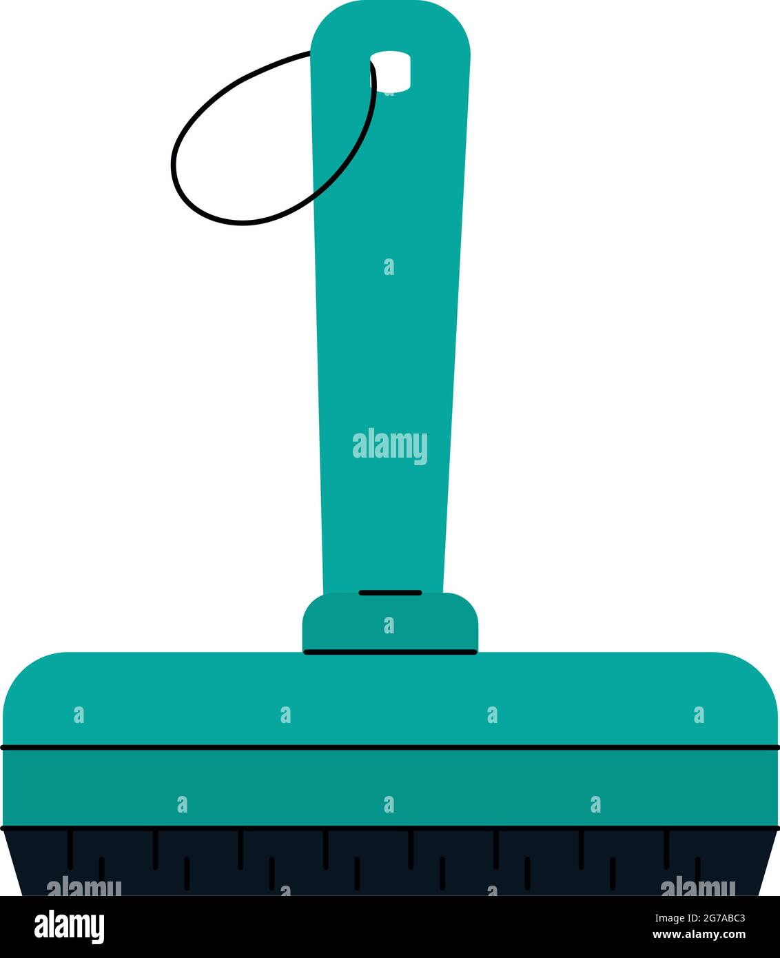 Reinigungssymbol auf weißem Hintergrund Stock Vektor