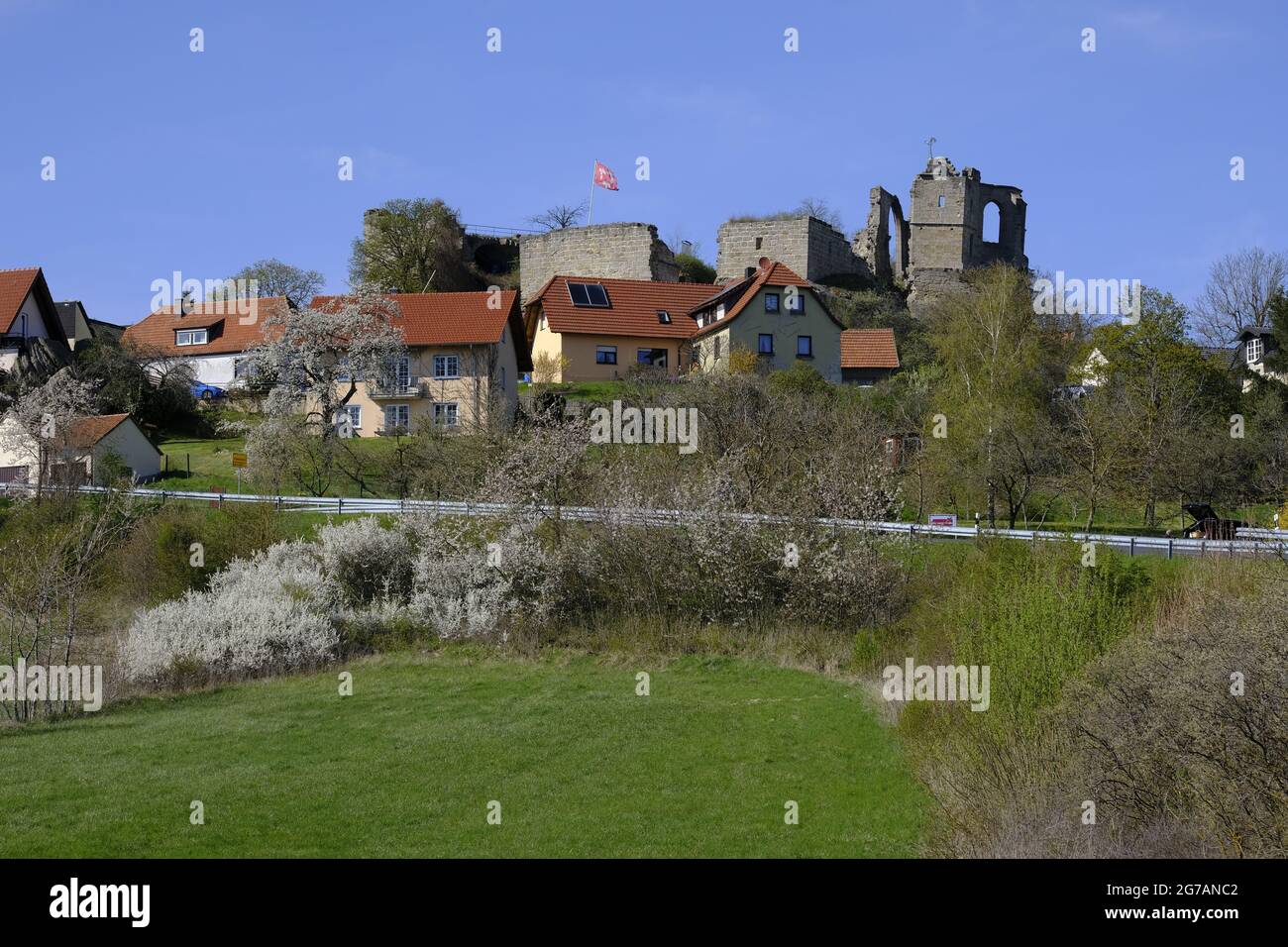 Ruinen von Altenstein in Altenstein, Maroldsweisach Markt, Naturpark