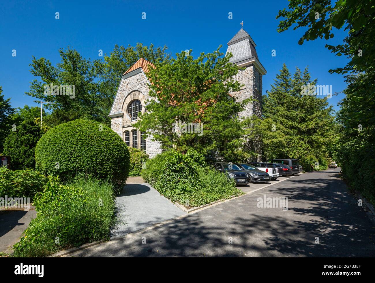 Deutschland, Erkrath, Erkrath-Hochdahl, Bergisches Land, Niederbergisches Land, Niederberg, Rheinland, Nordrhein-Westfalen, Evangelische Neanderkirche, Historismus Stockfoto