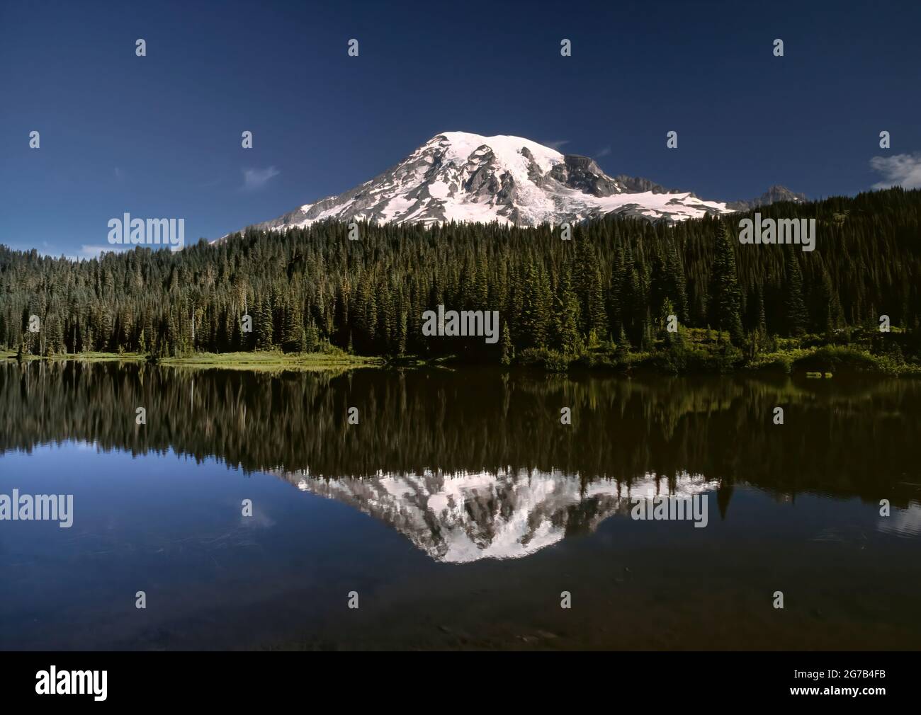 Reflection Lake, Mt, Rainier National Park, Washington, USA, Stockfoto